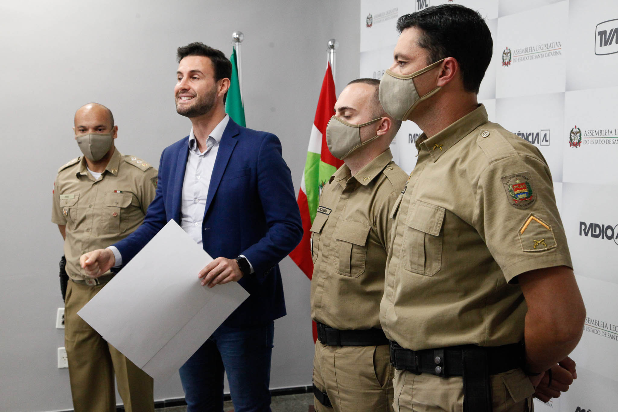 Deputado Felipe Estevão (PSL), Soldado Pacheco, Soldado Bortolini