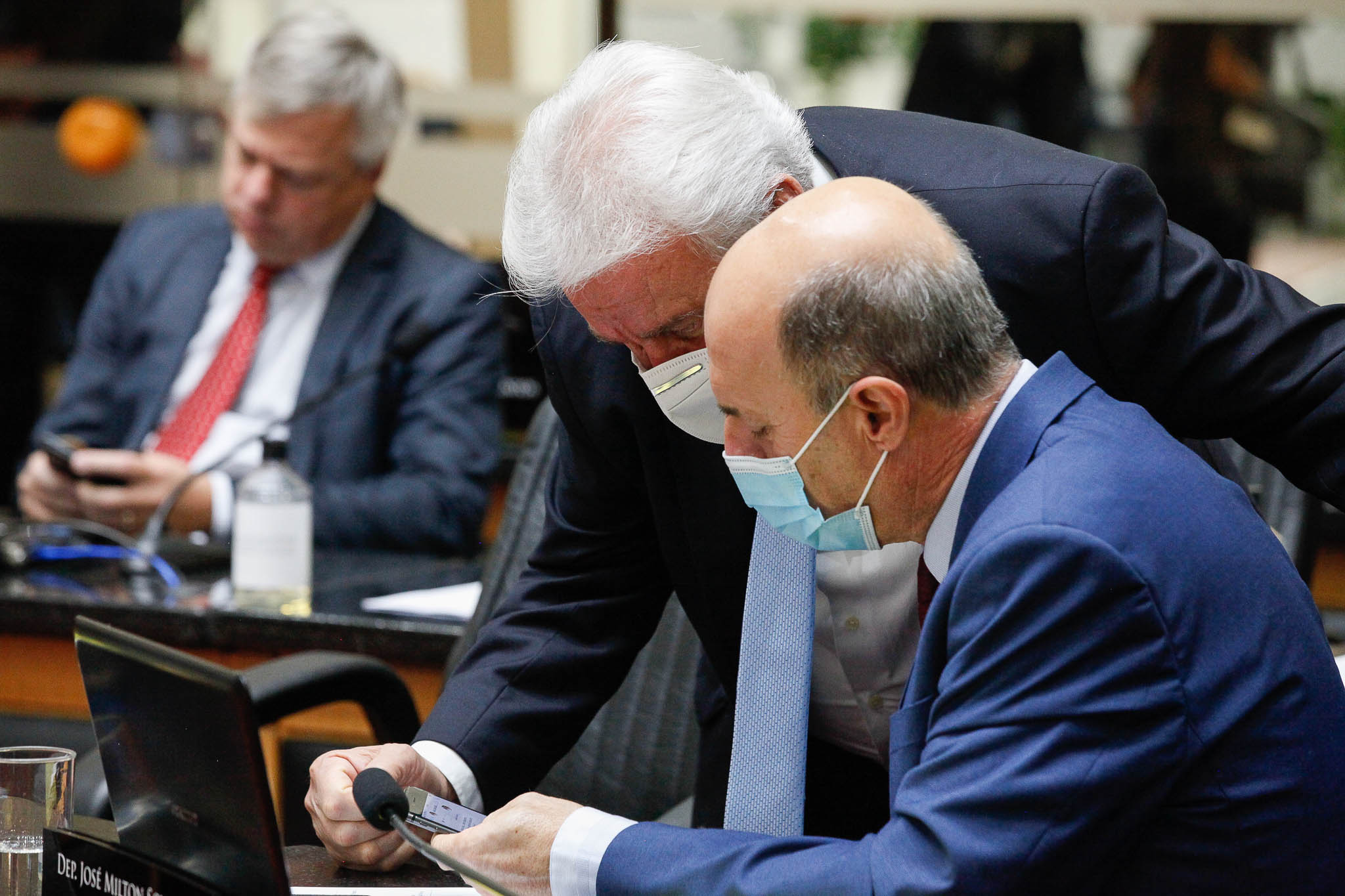 Deputado Moacir Sopelsa (MDB), Deputado Milton Scheffer (PP)