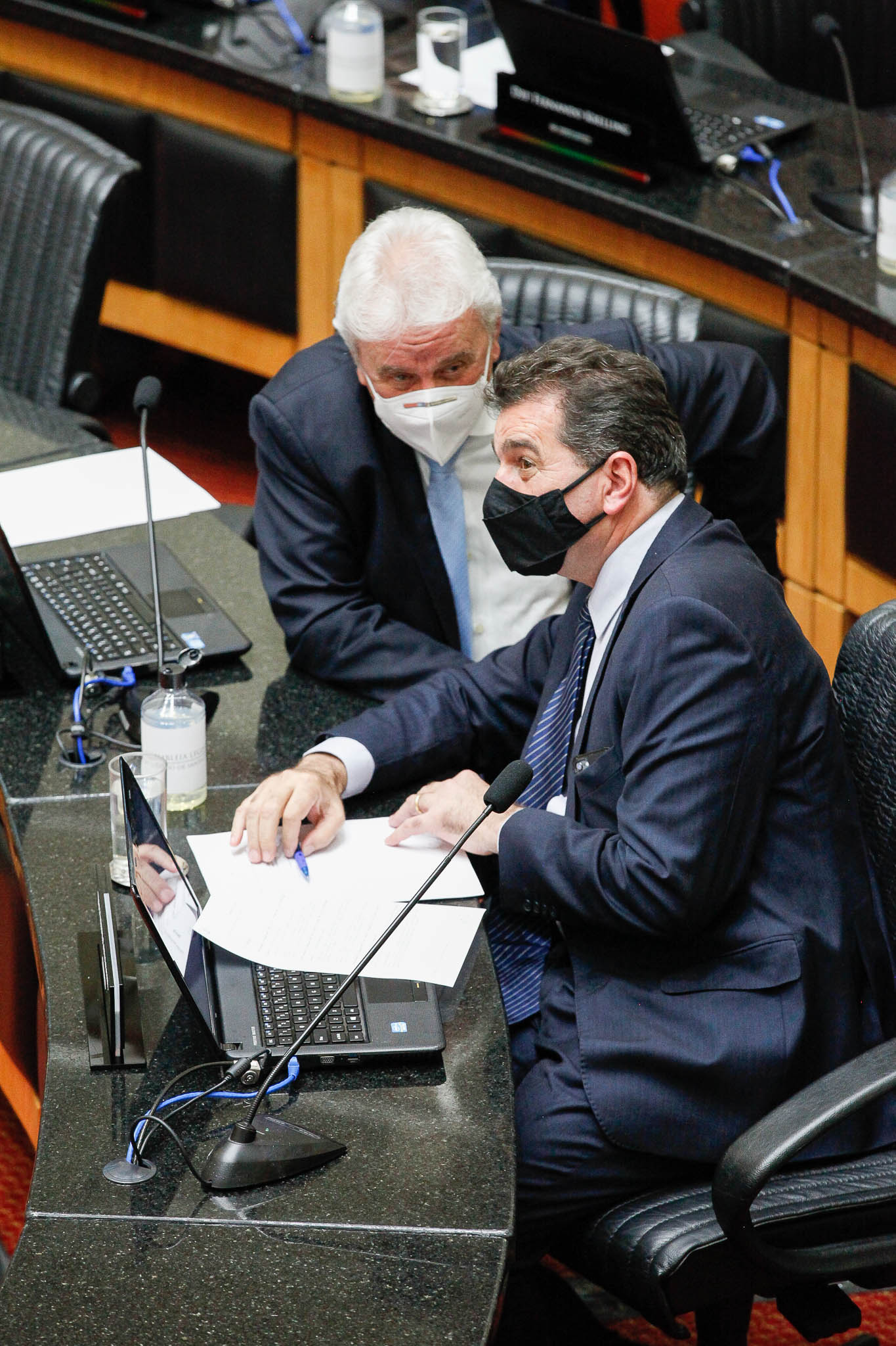 Deputado Moacir Sopelsa (MDB), Deputado Valdir Cobalchini (MDB)