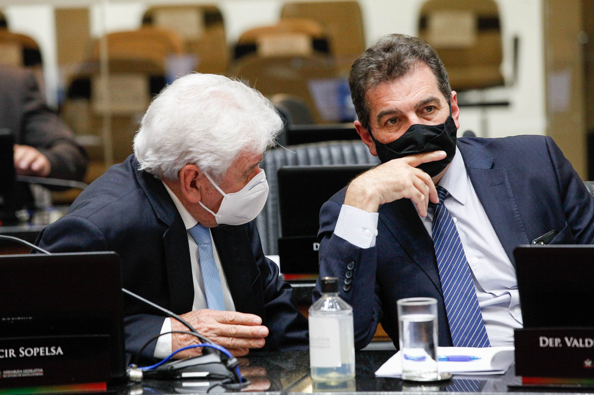 Deputado Moacir Sopelsa (MDB), Deputado Valdir Cobalchini (MDB)