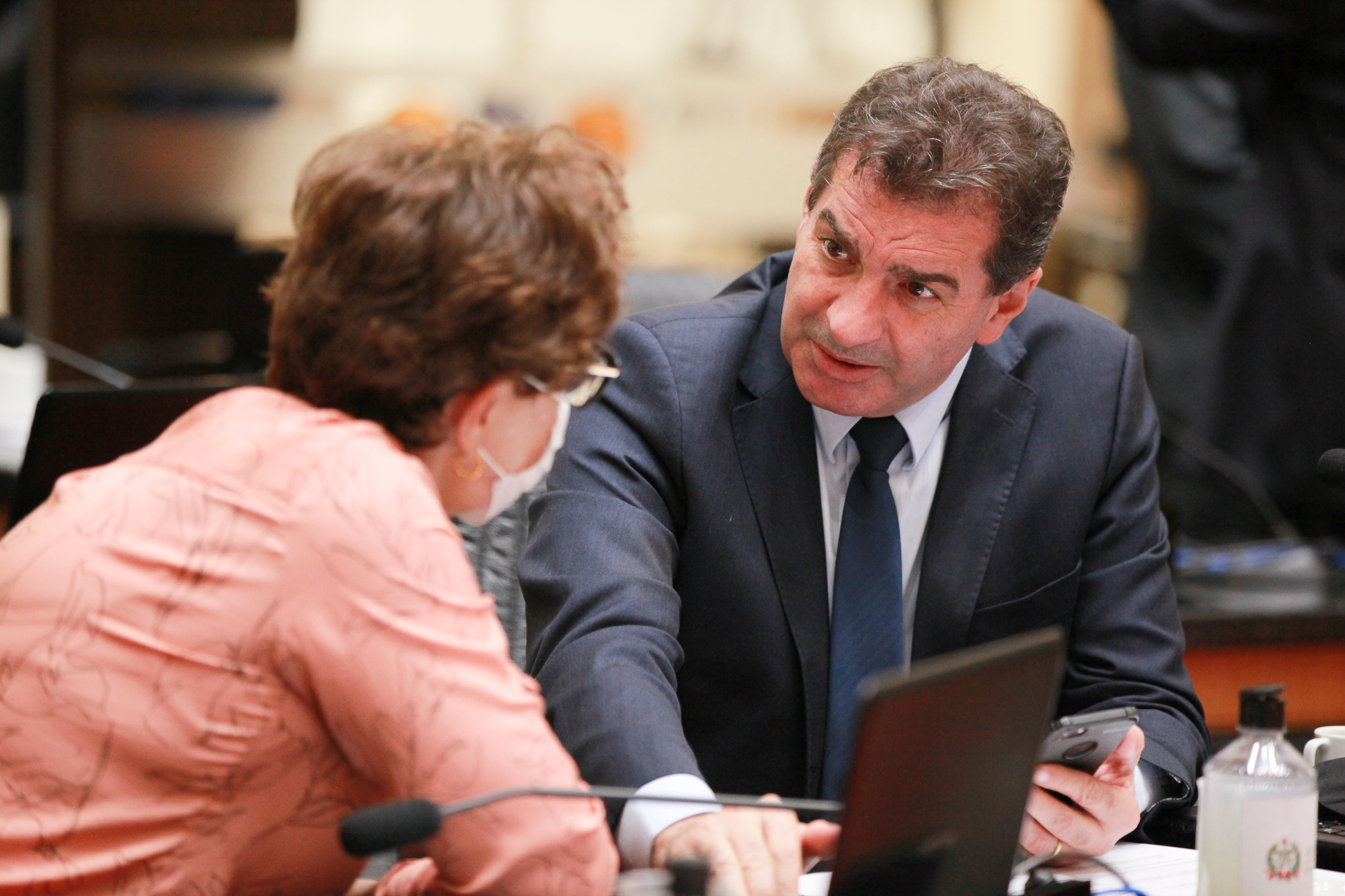 Deputada Dirce Heiderscheidt (MDB) - Deputado Valdir Cobalchini (MDB)