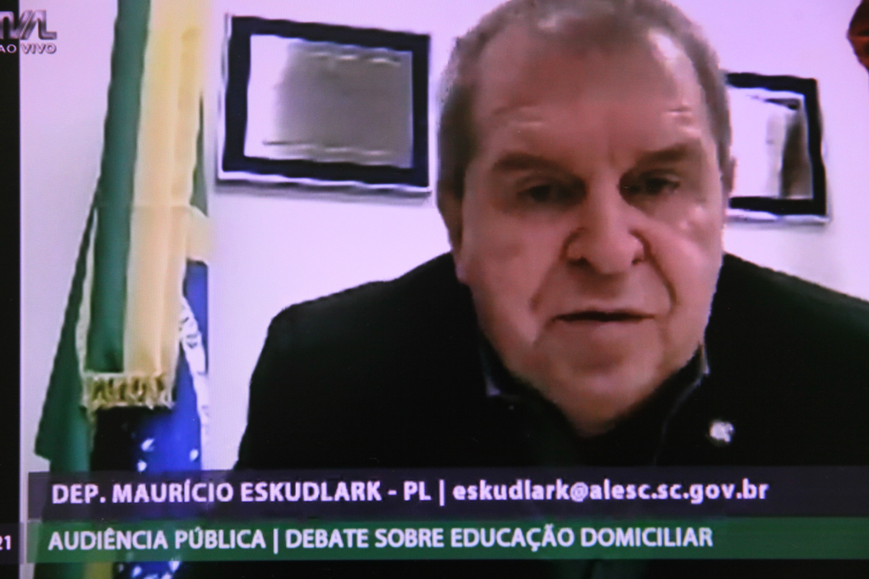 Audiência Pública Virtual - Previsão de Educação Domiciliar - Deputado Maurício Eskudlark (PL)