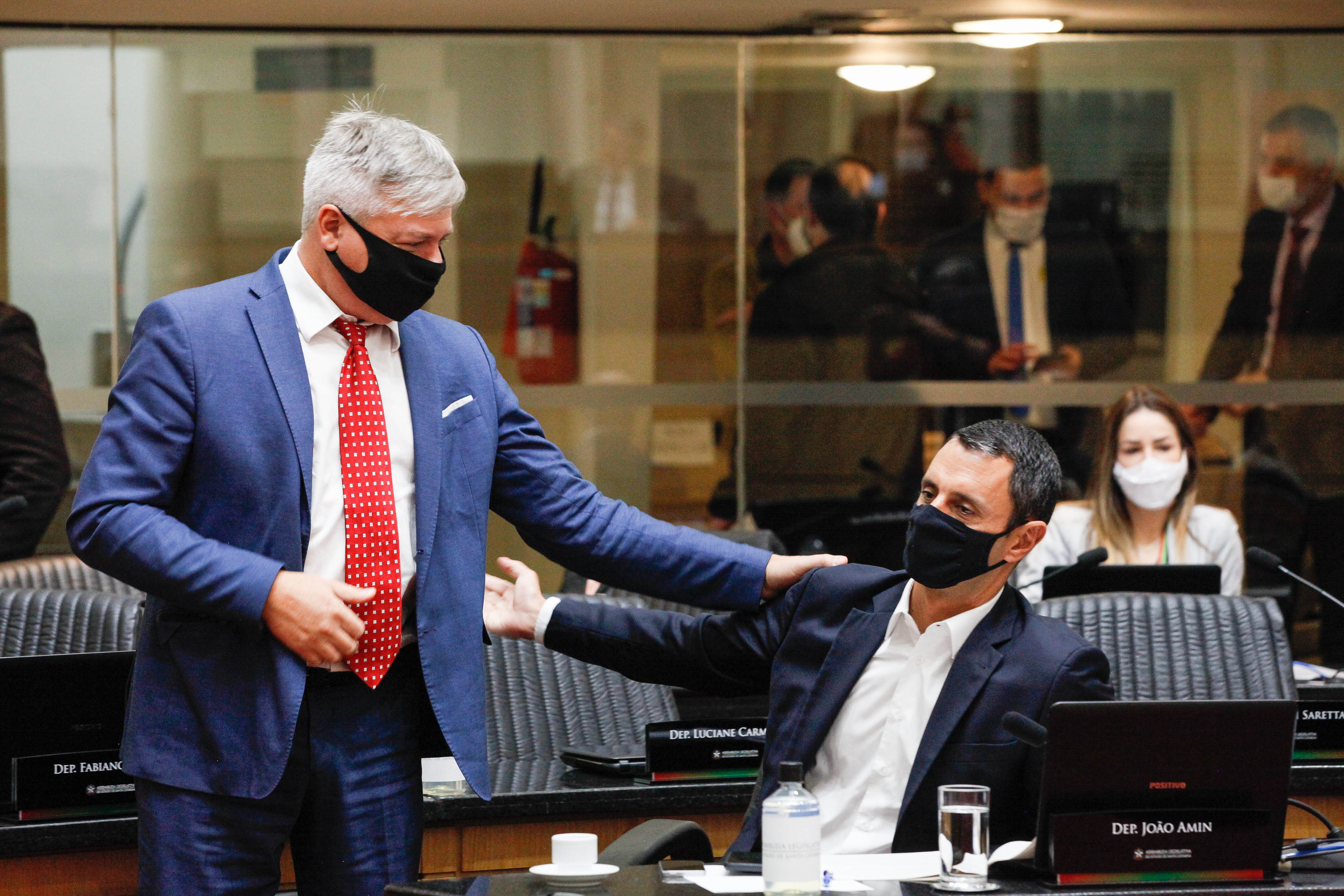 Deputado Fabiano da Luz (PT), Deputado João Amin (PP)