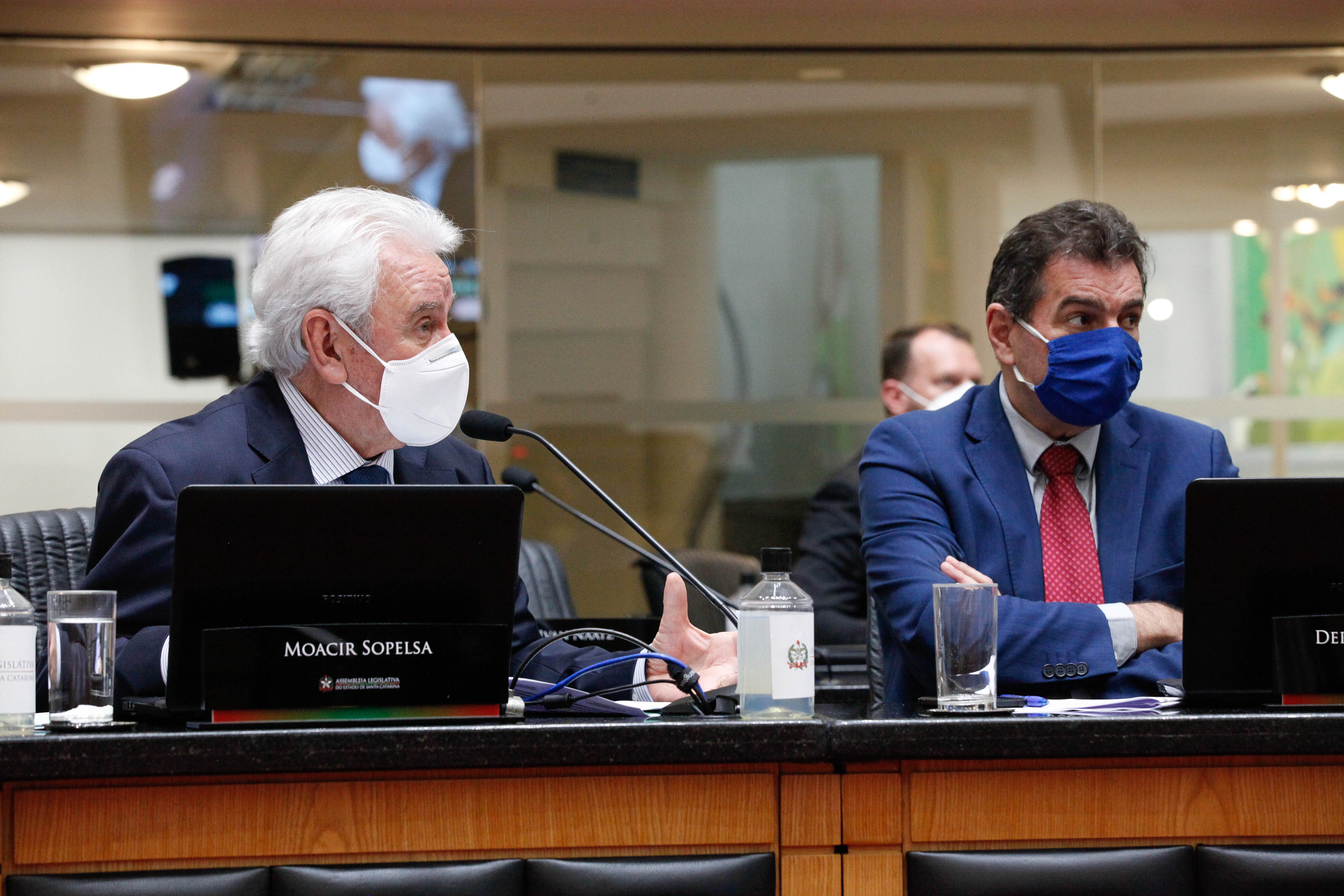 Deputado Moacir Sopelsa (MDB), Deputado Valdir Cobalchini (MDB)