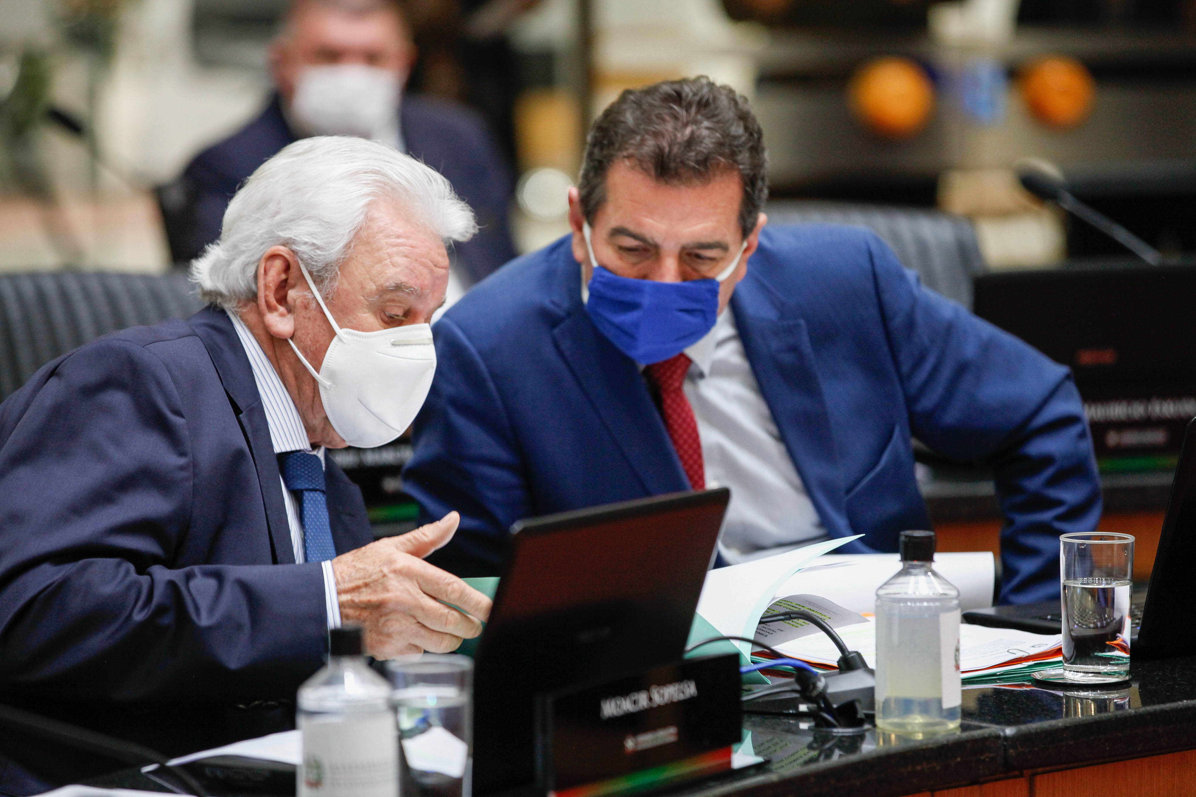 Deputado Moacir Sopelsa (MDB), Deputado Valdir Cobalchini (MDB)