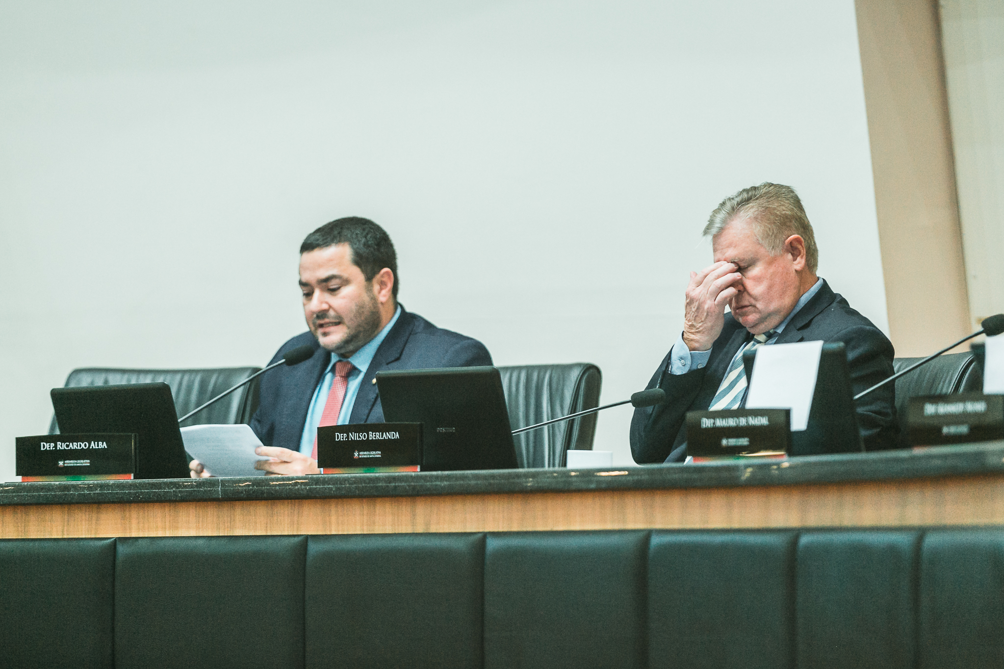 Deputado Ricardo Alba (PSL) - Deputado Nilso Berlanda (PL)