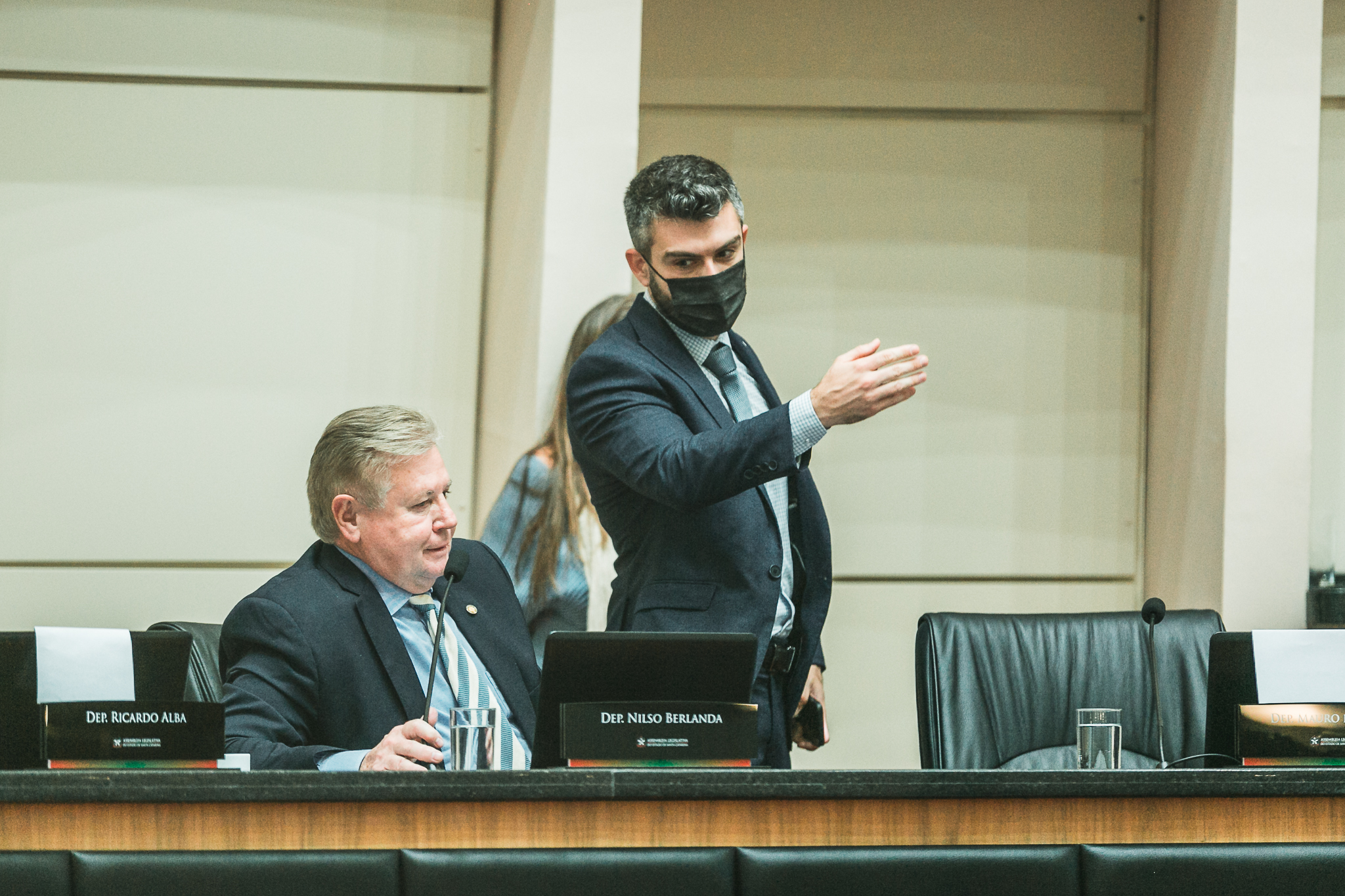Deputado Nilso Berlanda (PL) - Deputado Bruno Souza (NOVO)