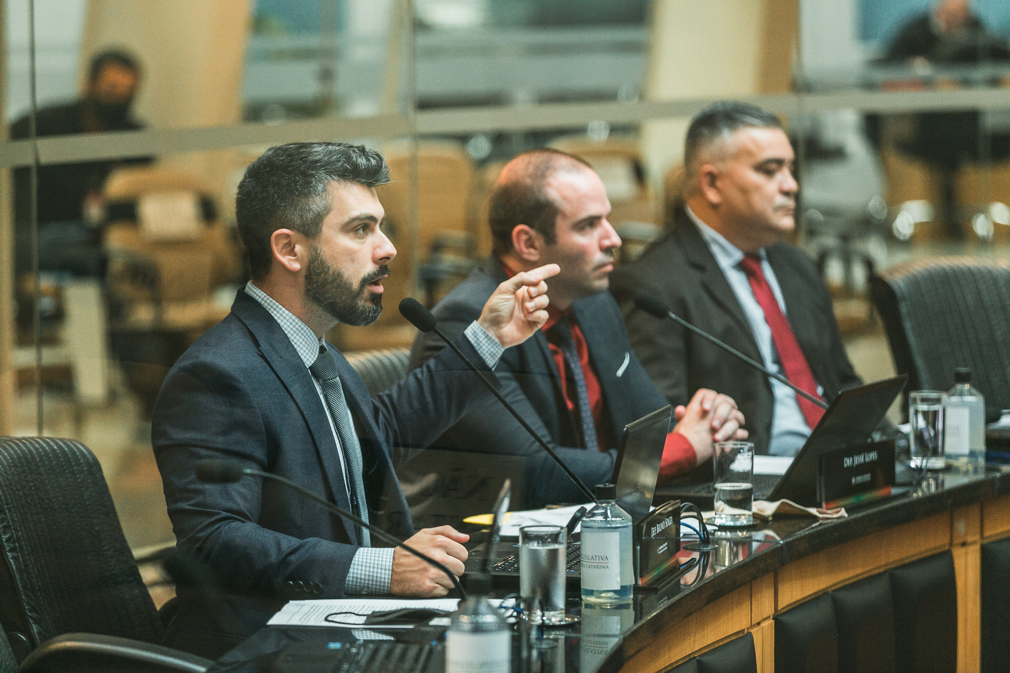 Deputado Bruno Souza (NOVO) - Deputado Jessé Lopes (PSL) - Deputado Sargento Lima(PL)