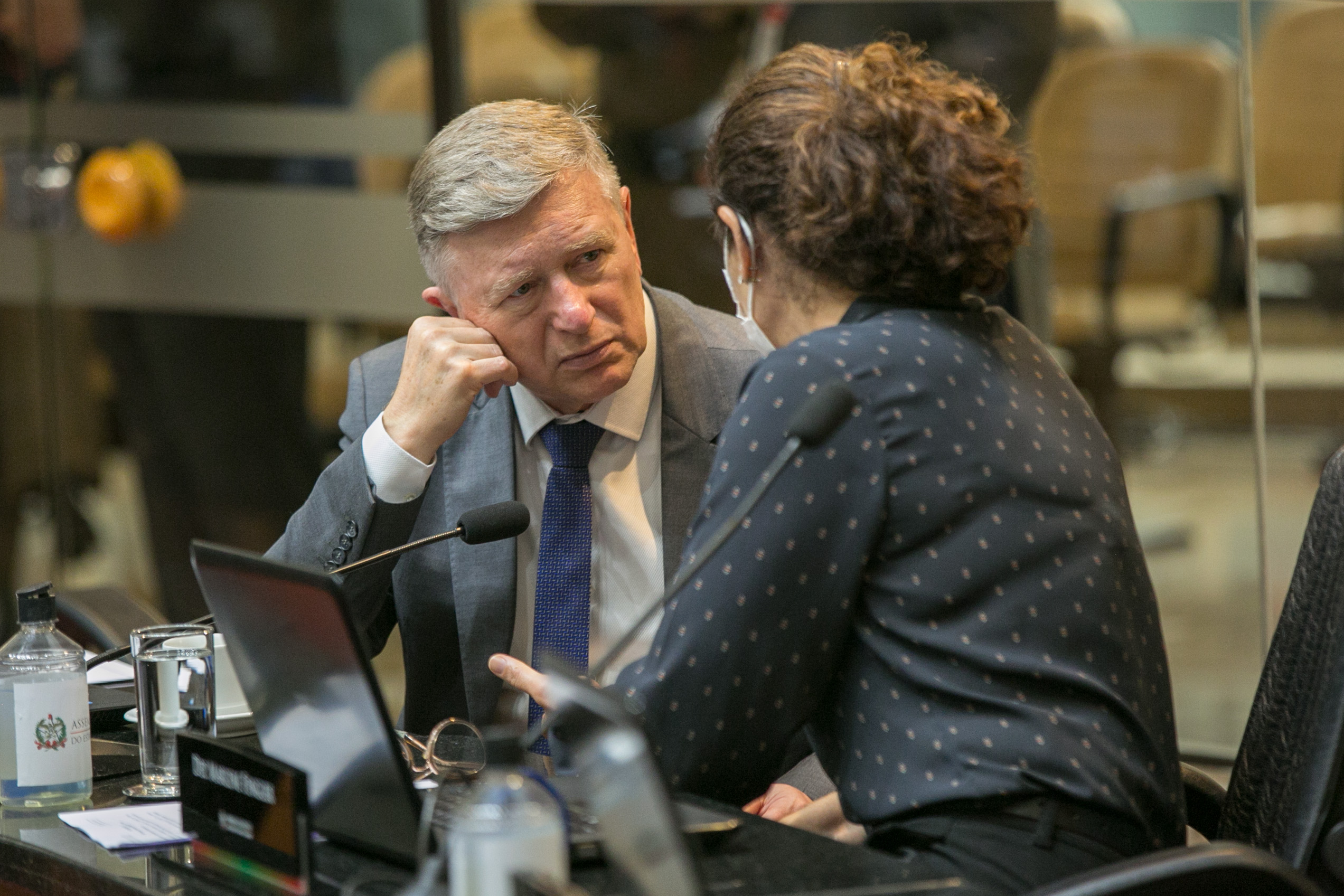 Deputado Milton Hobus (PSD) e Deputada Marlene Fengler (PSD)