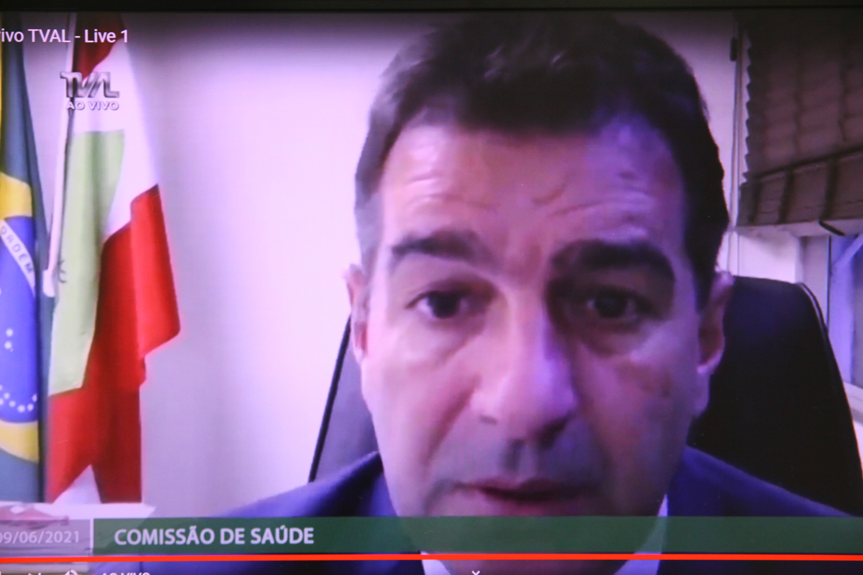 Comissão de Saúde - A situação atual no combate à pandemia do Covid-19 e a compra de insumos - Deputado Valdir Cobalchini (MDB).