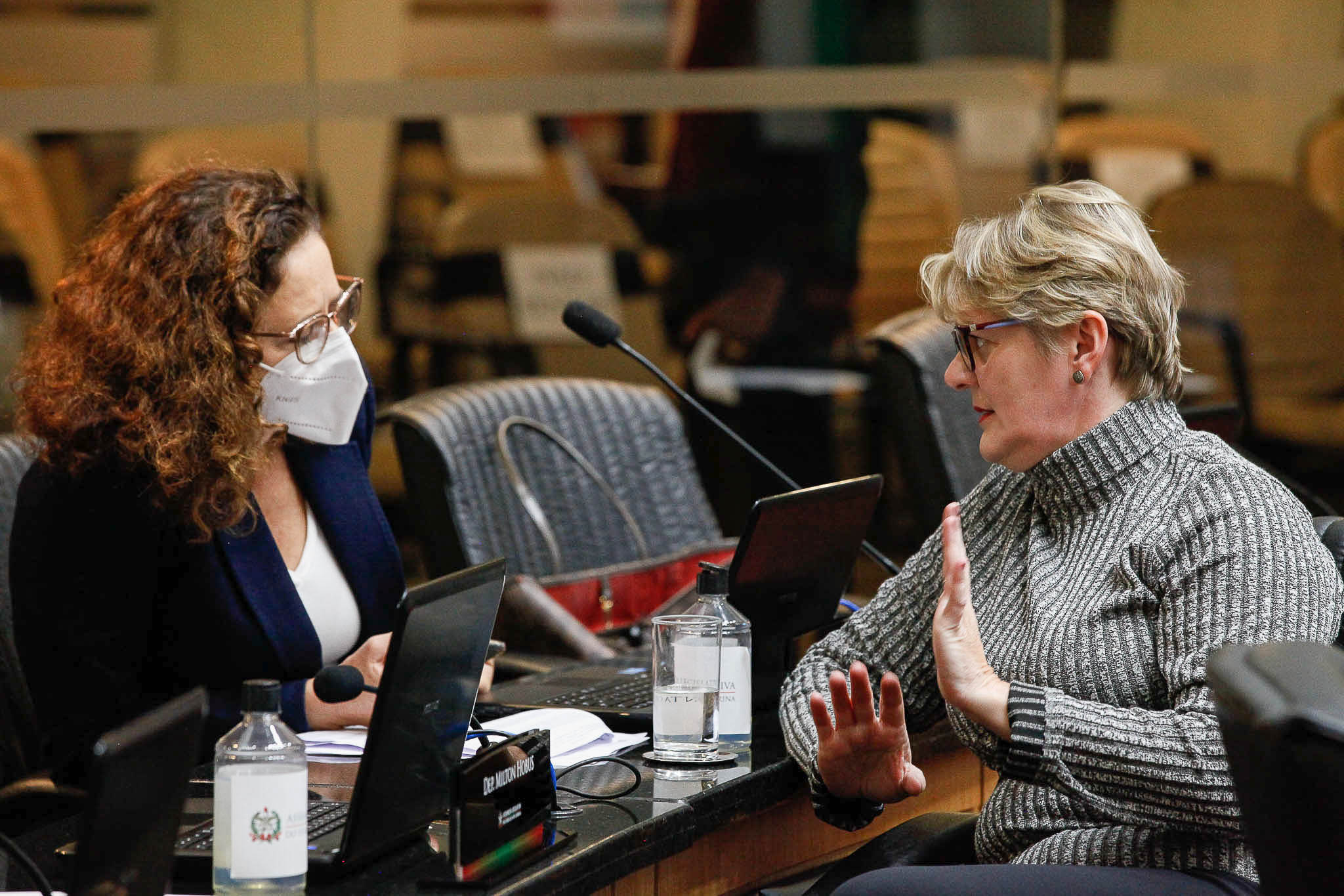 Deputada Marlene Fengler (PSD), Deputada Luciane Carminatti (PT)