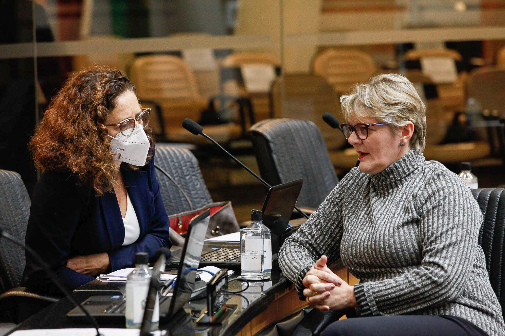 Deputada Marlene Fengler (PSD), Deputada Luciane Carminatti (PT)