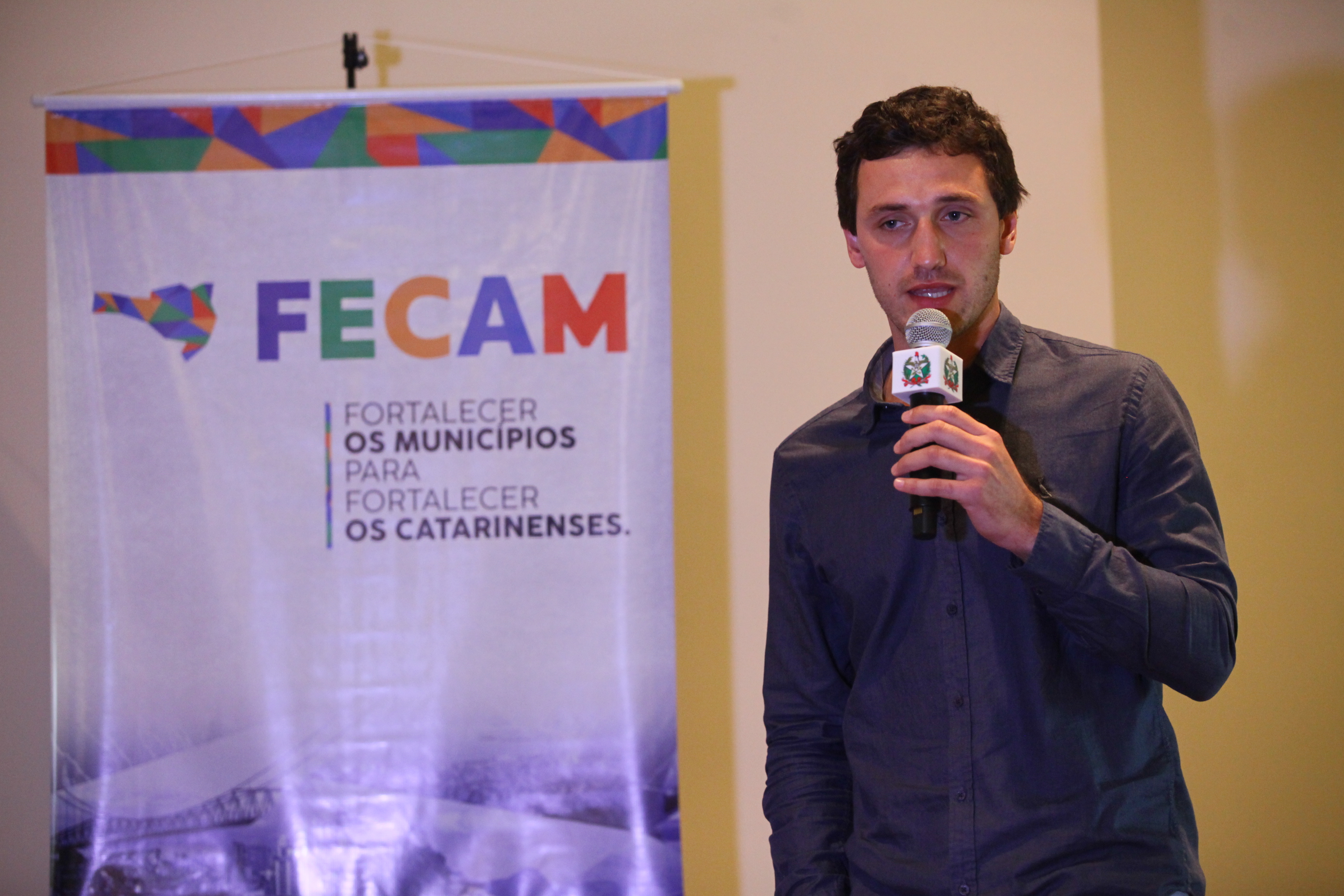 Fórum Estadual Municípios Lixo Zero. Gustavo Simon (Diretor de Meio Ambiente da Prefeitura de Turvo)