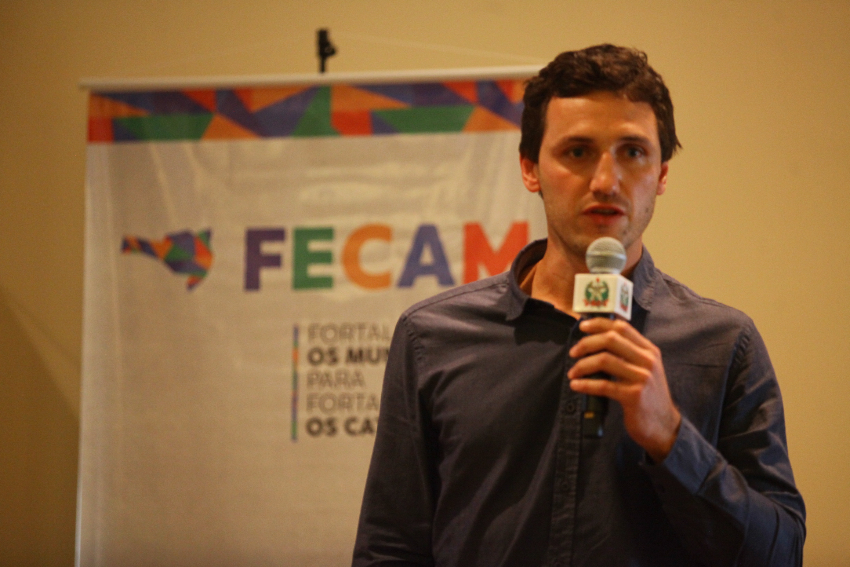 Fórum Estadual Municípios Lixo Zero. Gustavo Simon (Diretor de Meio Ambiente da Prefeitura de Turvo)