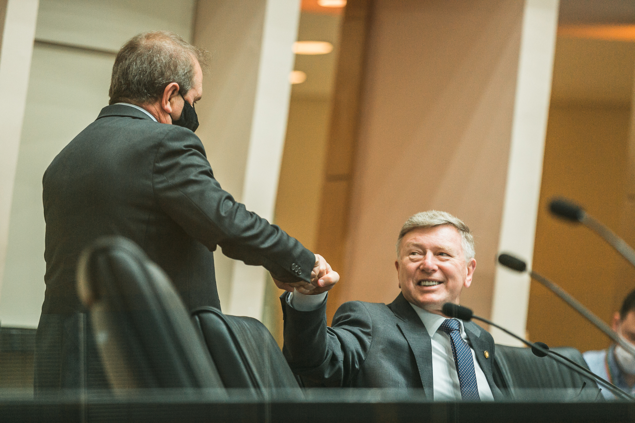 Deputado Milton Hobus (PSD) - Deputado Maurício Eskudlark (PL)