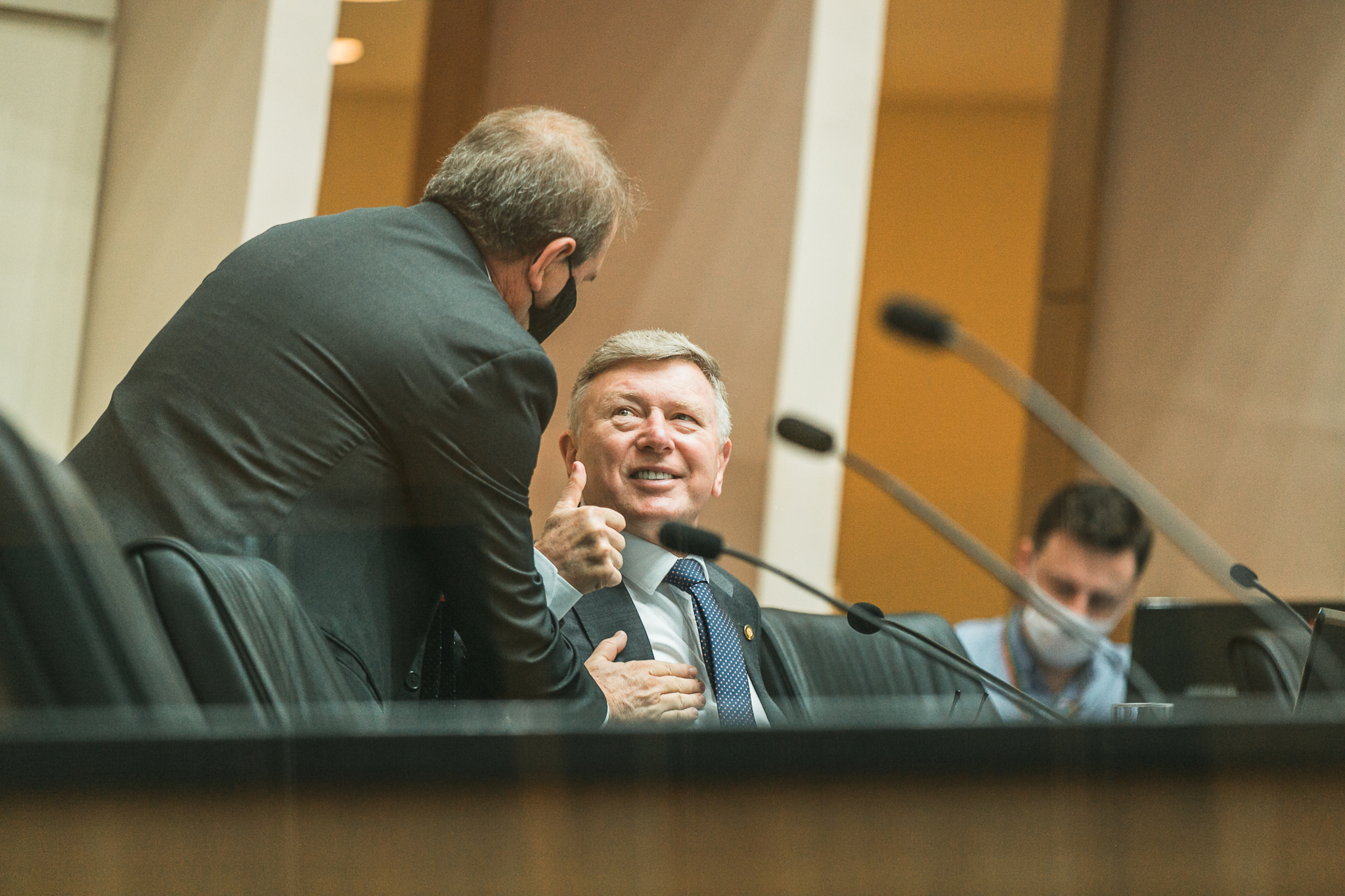 Deputado Milton Hobus (PSD) - Deputado Maurício Eskudlark (PL)