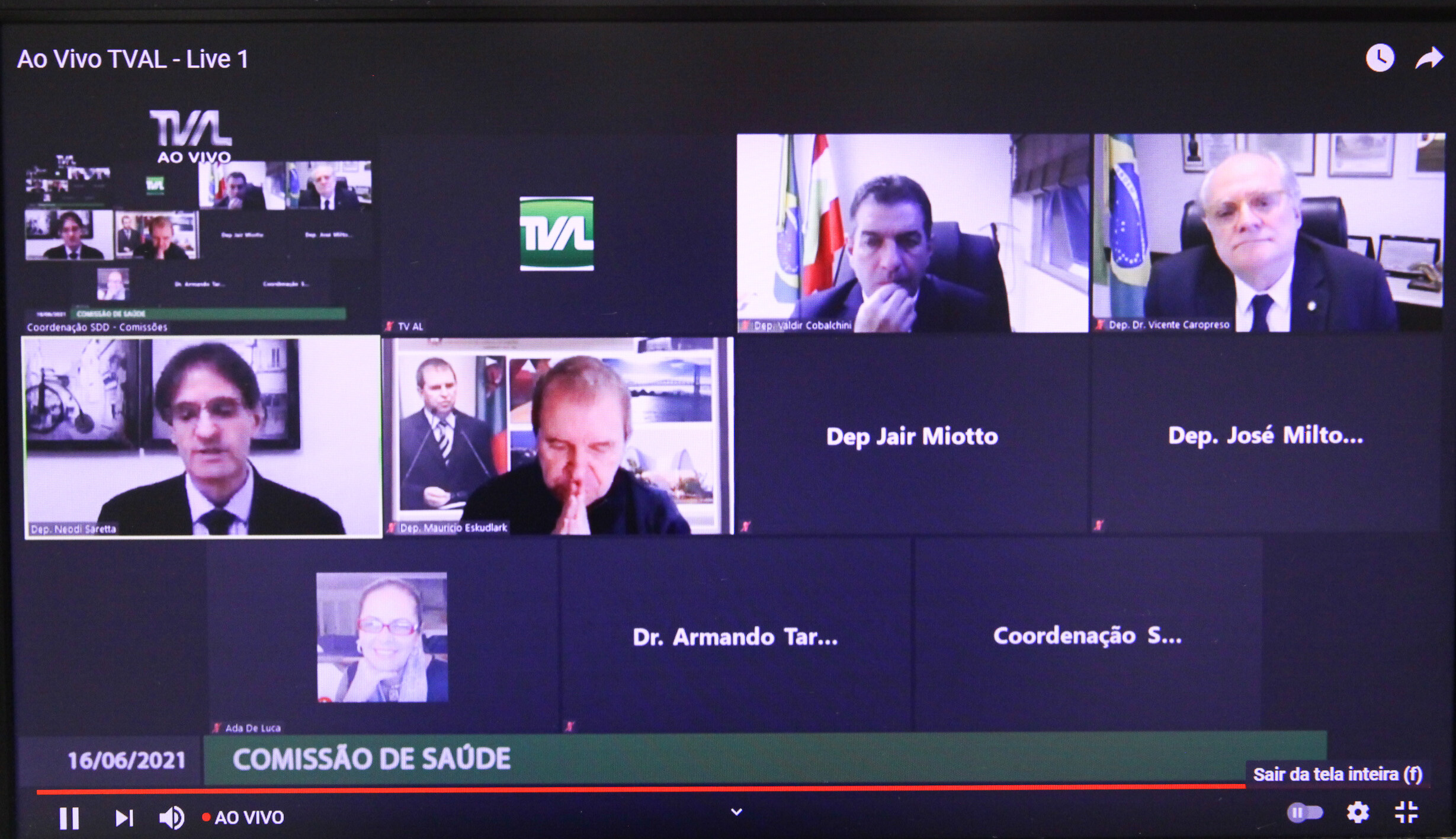 Comissão de Saúde debate caso de Rancho Queimado no tratamento à Covid-19