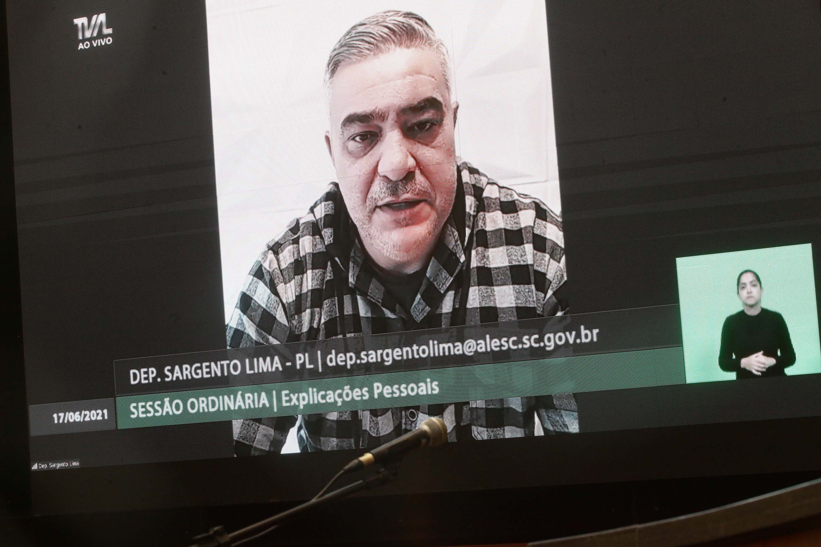 Sessão Ordinária - Deputado Sargento Lima(PL)