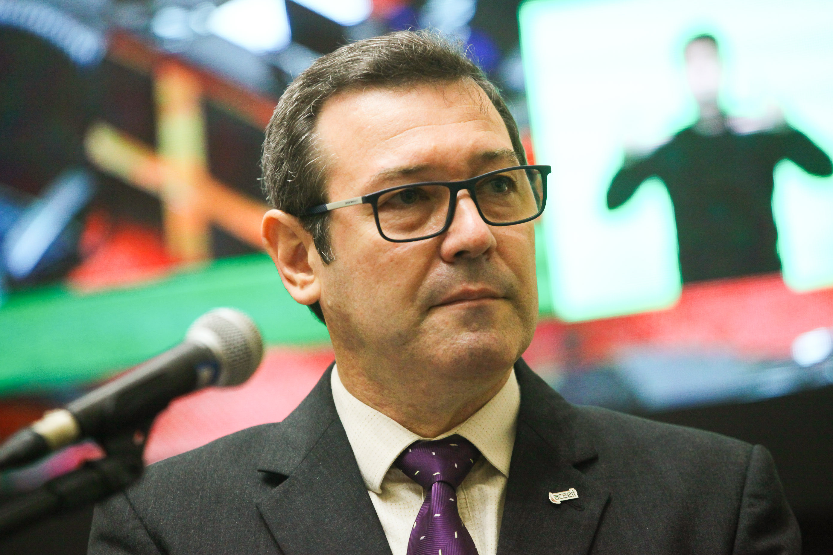 Leitura da Mensagem Anual da Acaert - Silvano Silva, presidente da Acaert