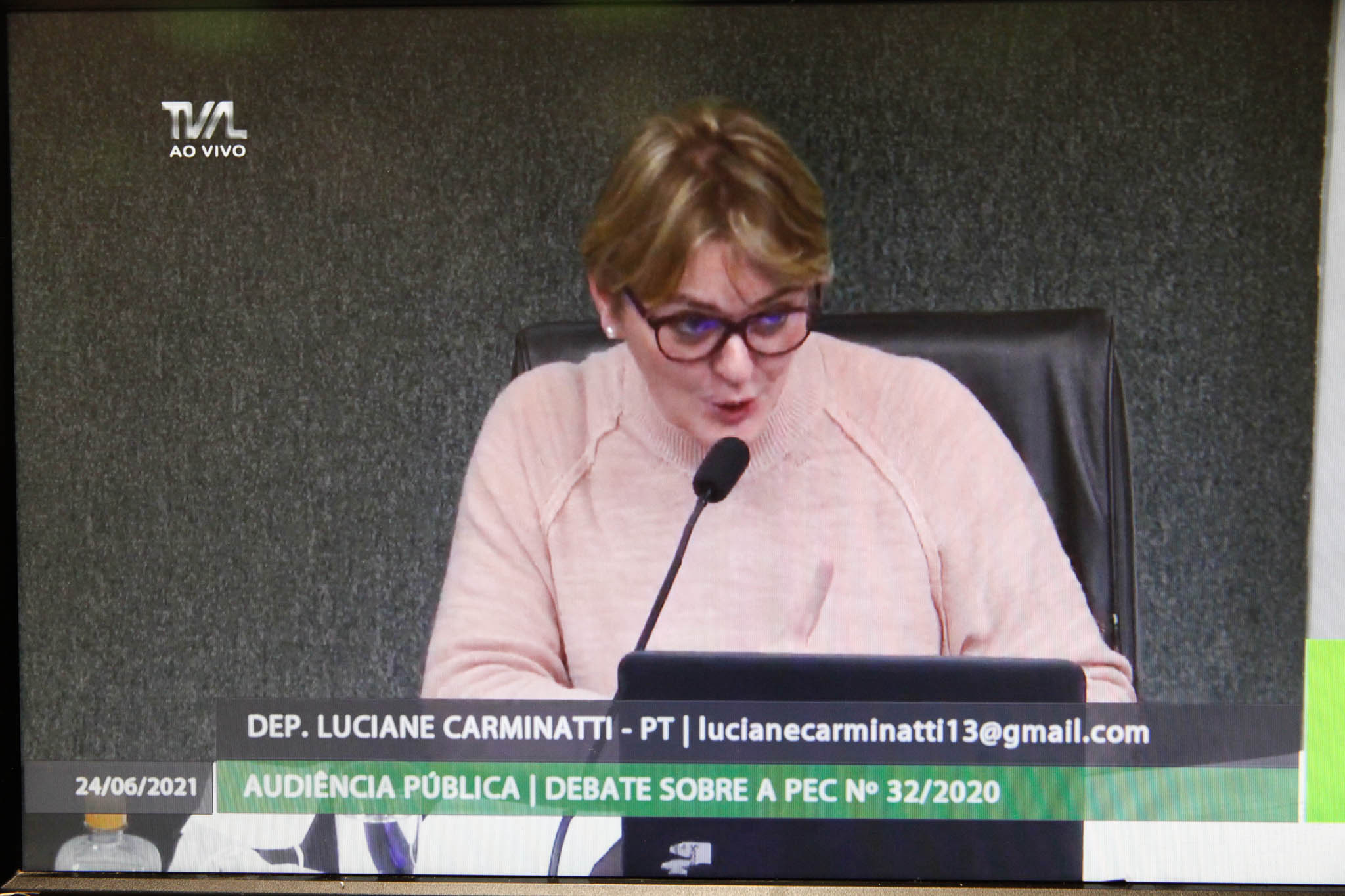 Deputada Luciane Carminatti (PT)