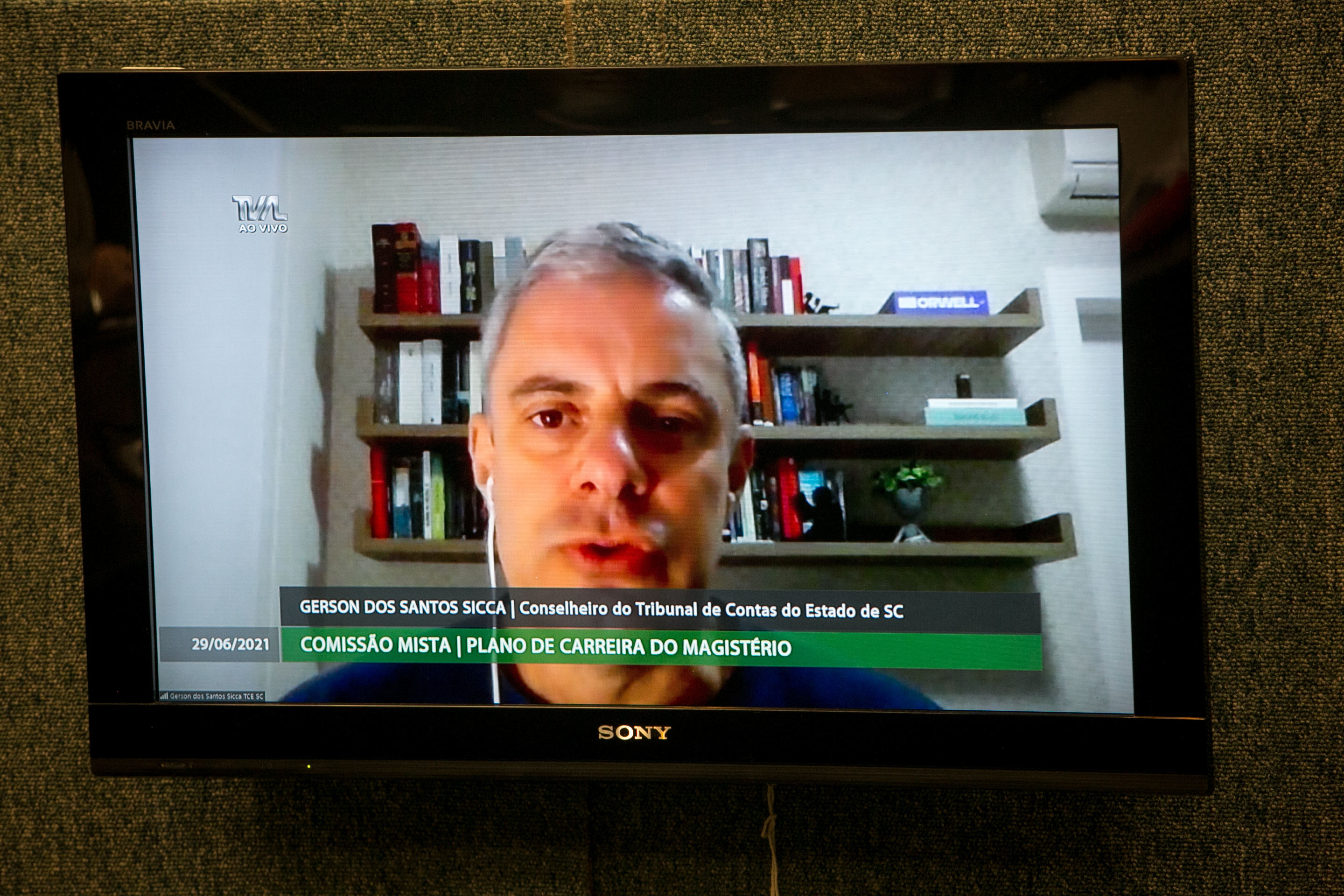 Conselheiro do Tribunal de Contas do Estado de SC, Gerson dos Santos Sicca
