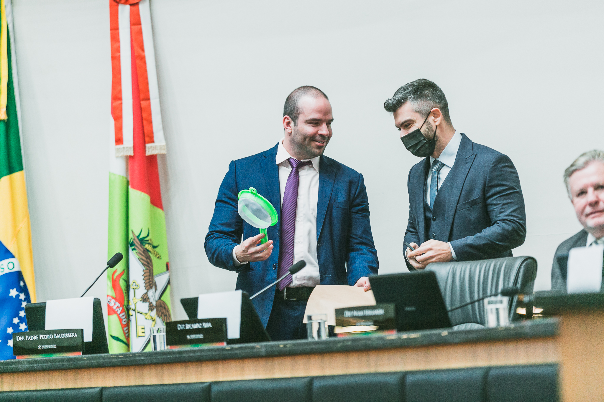 Deputado Bruno Souza (NOVO) - Deputado Jessé Lopes (PSL)