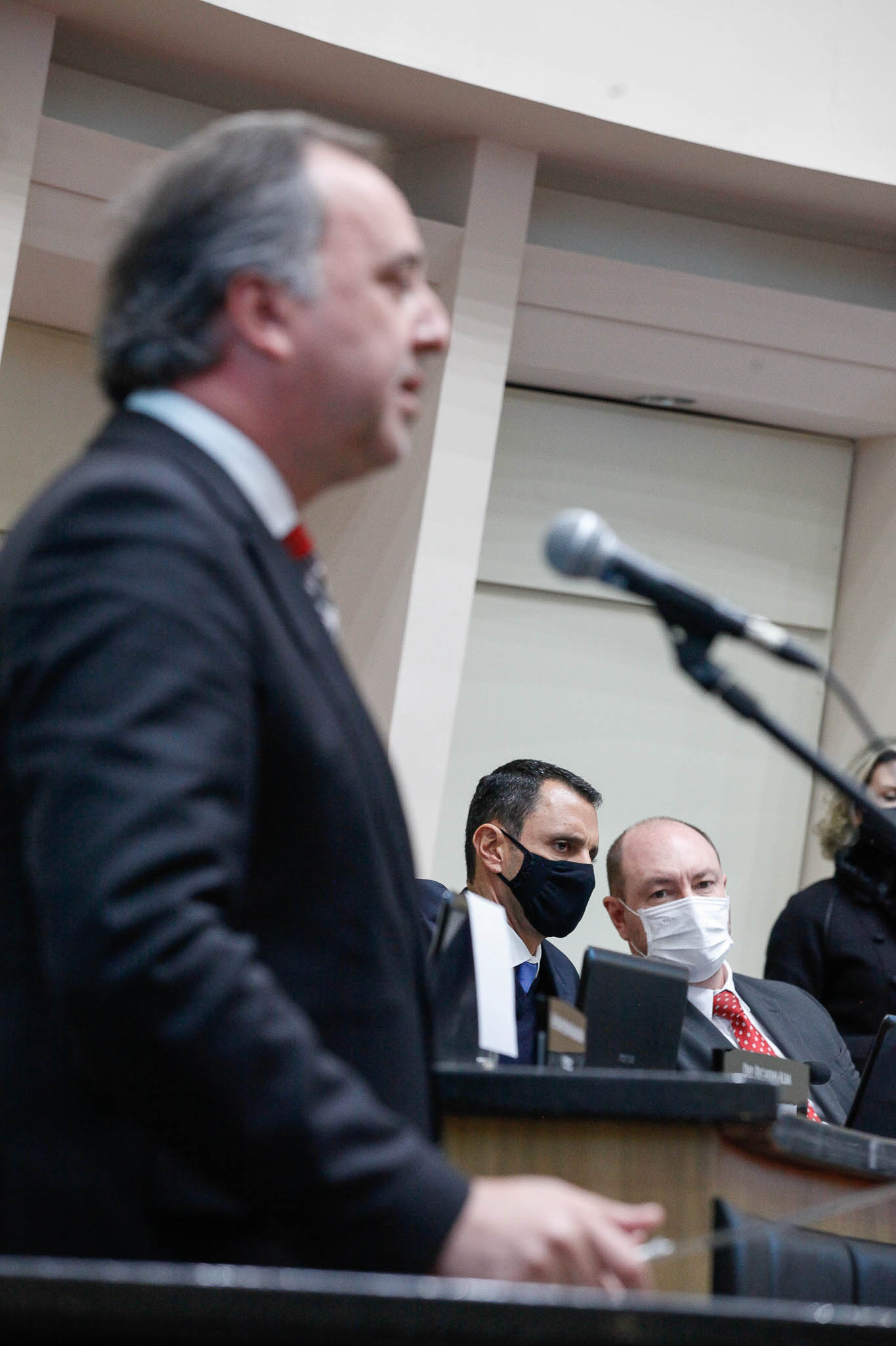 Deputado Kennedy Nunes (PTB), Deputado João Amin (PP), Deputado Mauro de Nadal (MDB)