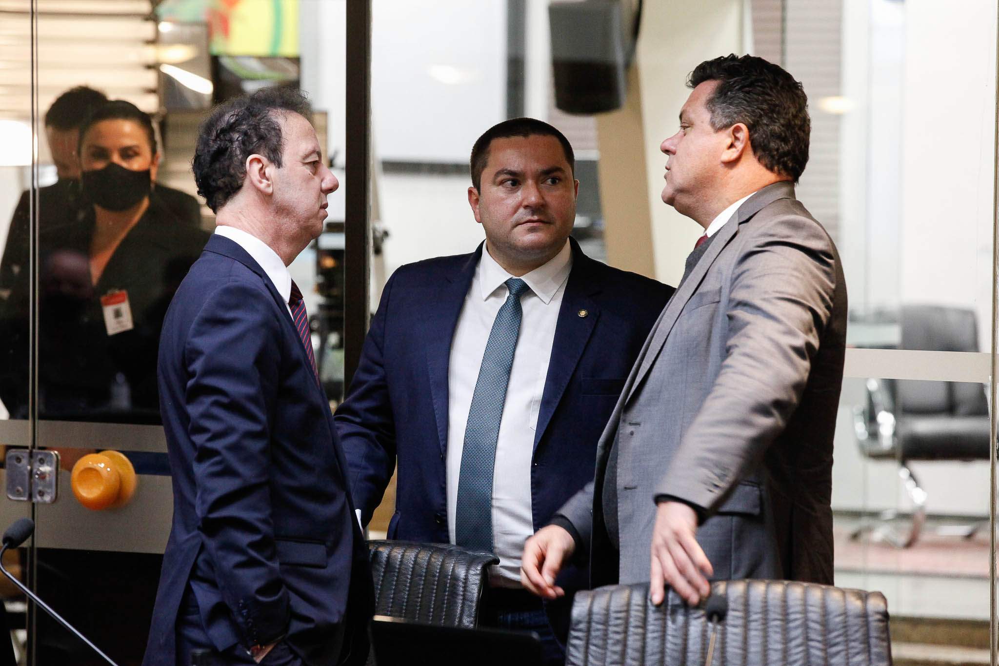 Deputado Ismael Santos (PSD), Deputado Ricardo Alba (PSL), Deputado Ivan Natz (PL)