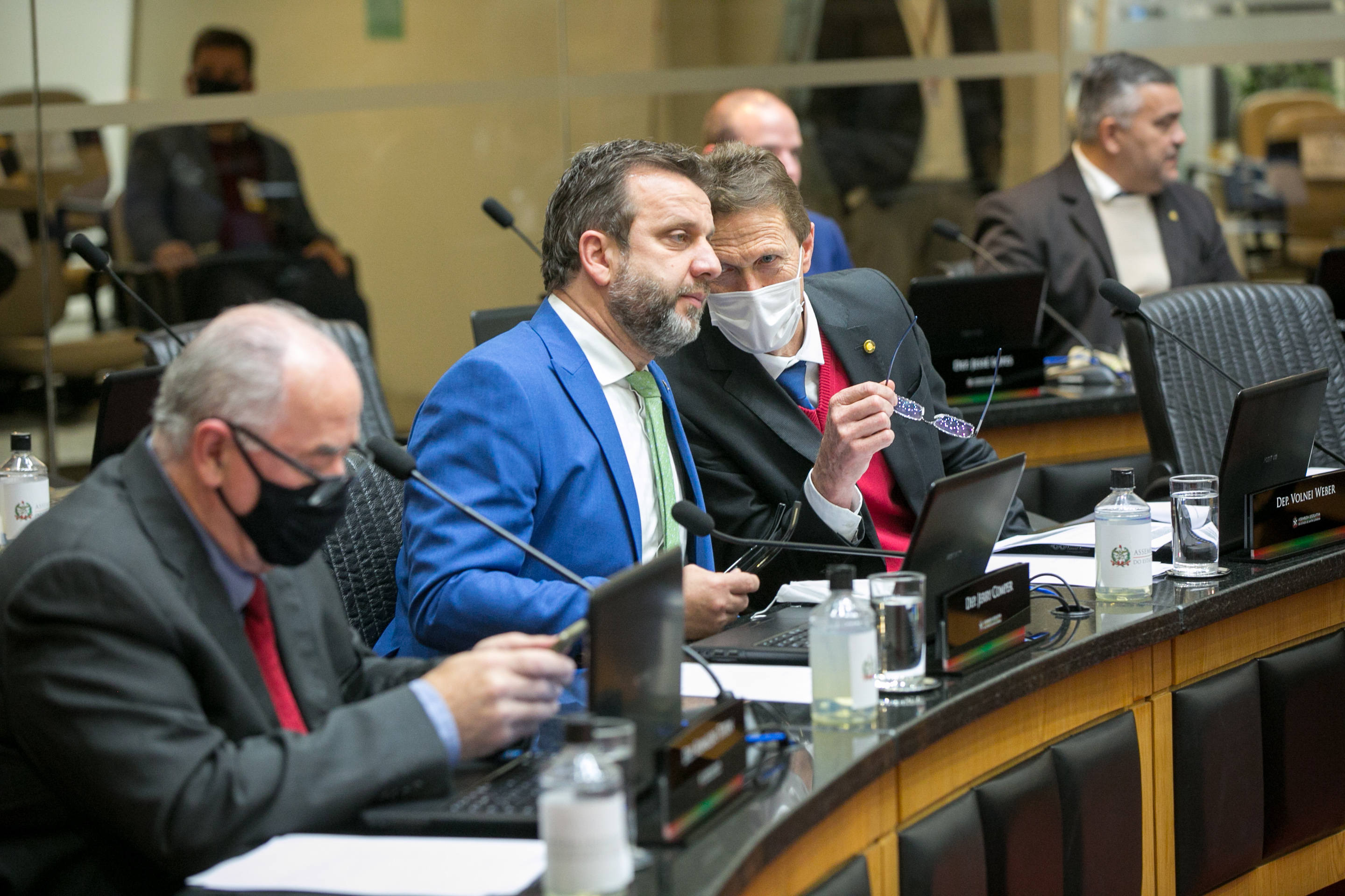 Deputado Jerry Comper (MDB) e Deputado Volnei Weber (MDB)