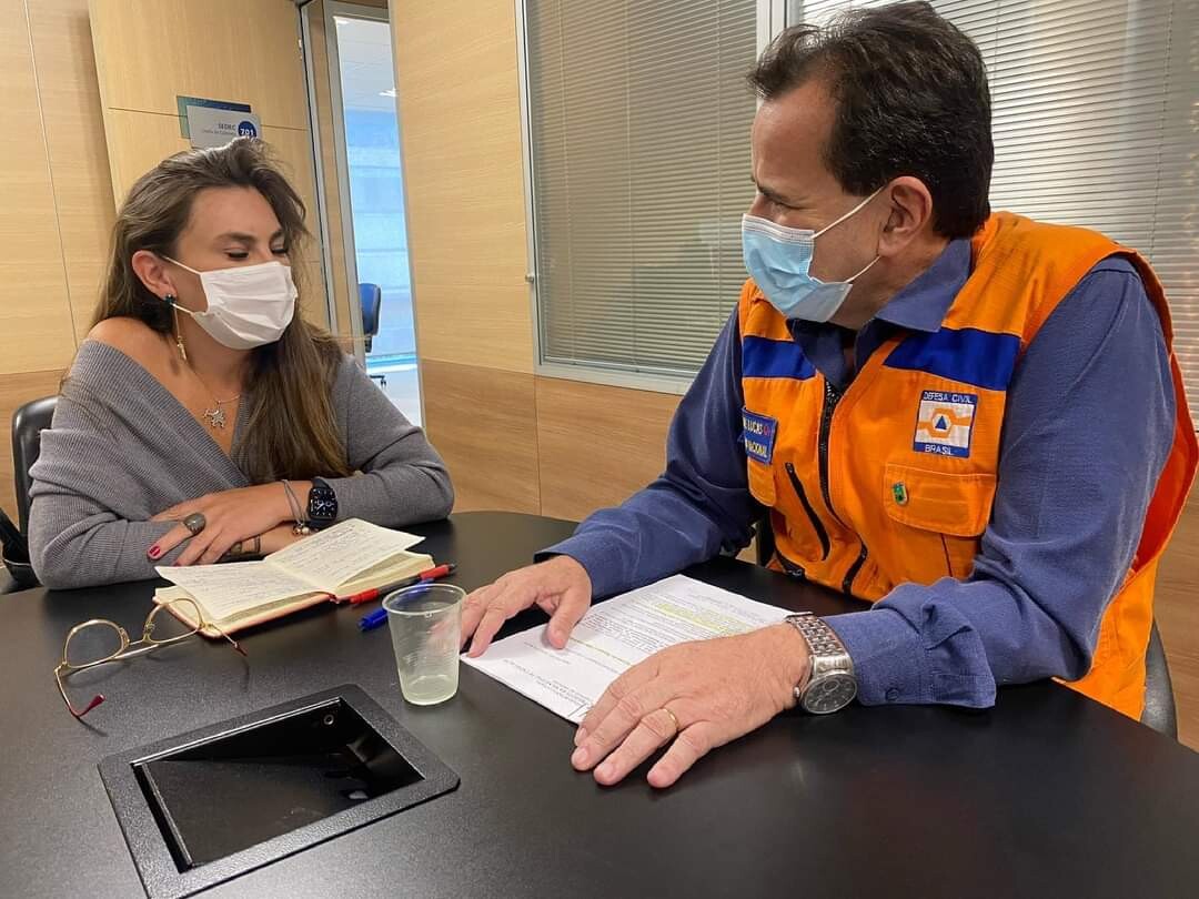 Em Brasília, Paulinha busca apoio aos municípios atingidos pelas chuvas