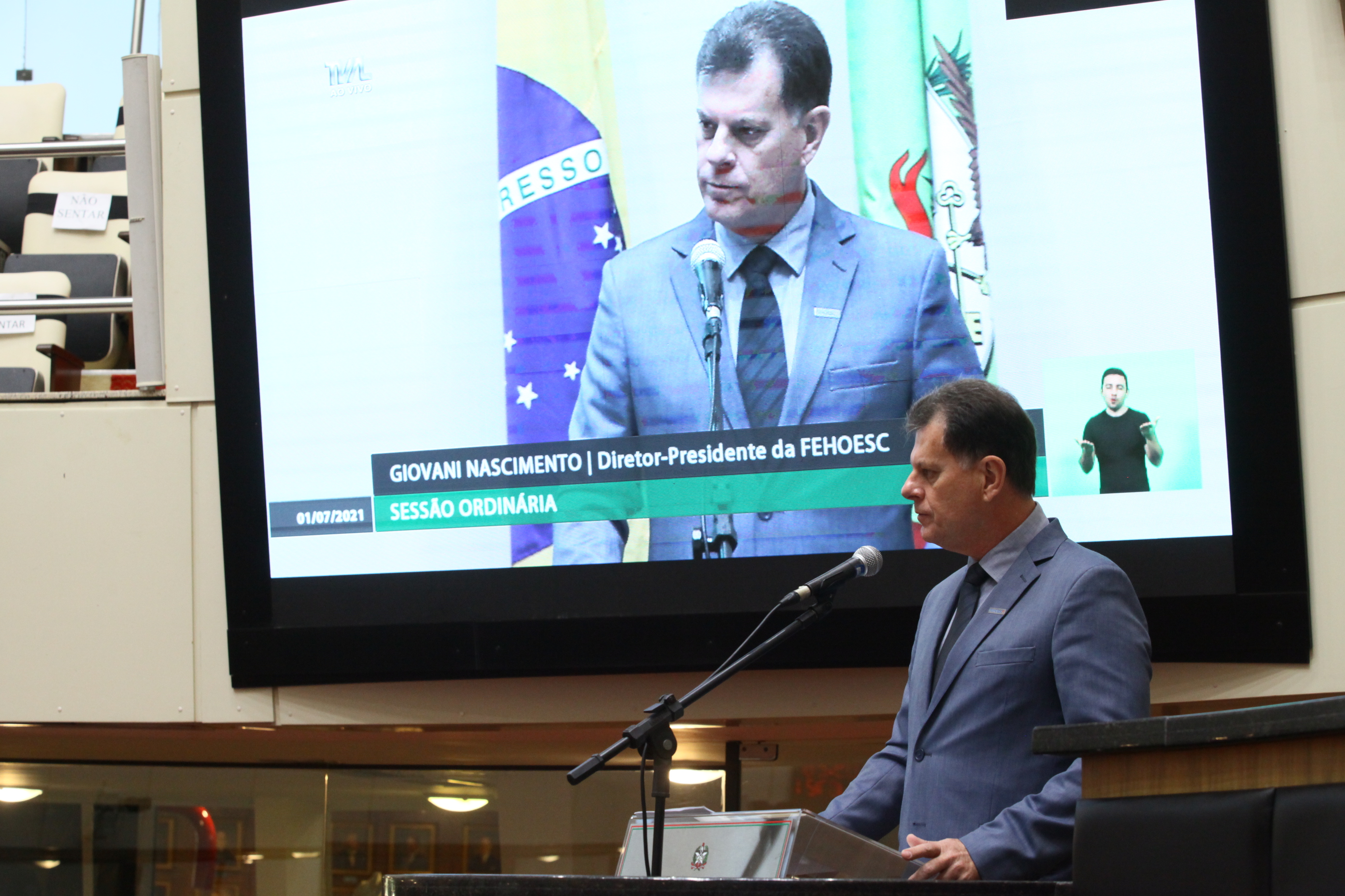 Giovani Nascimento, Diretor Presidente da FEHOESC