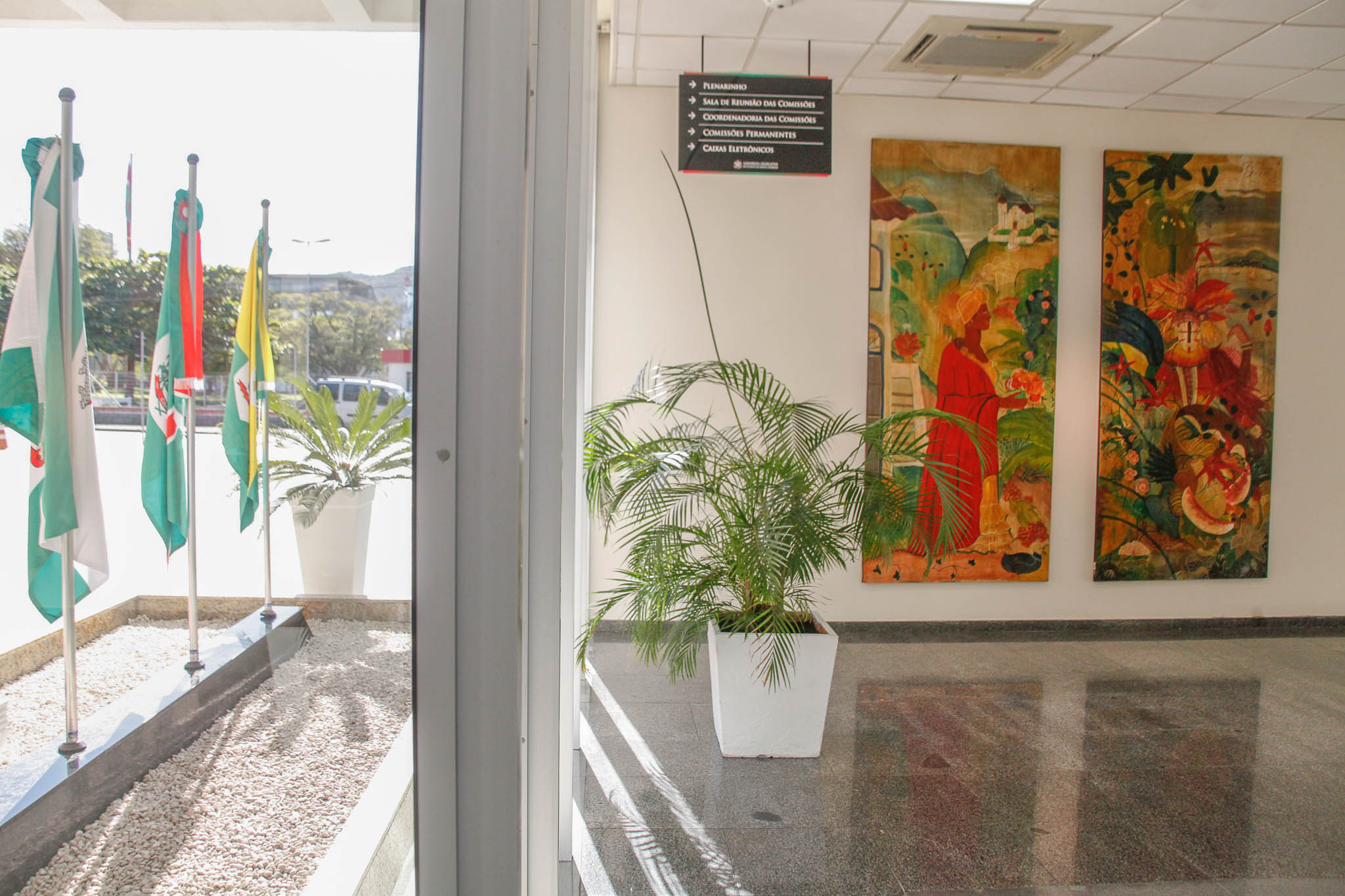 Obras de Rodrigo de Haro na Alesc