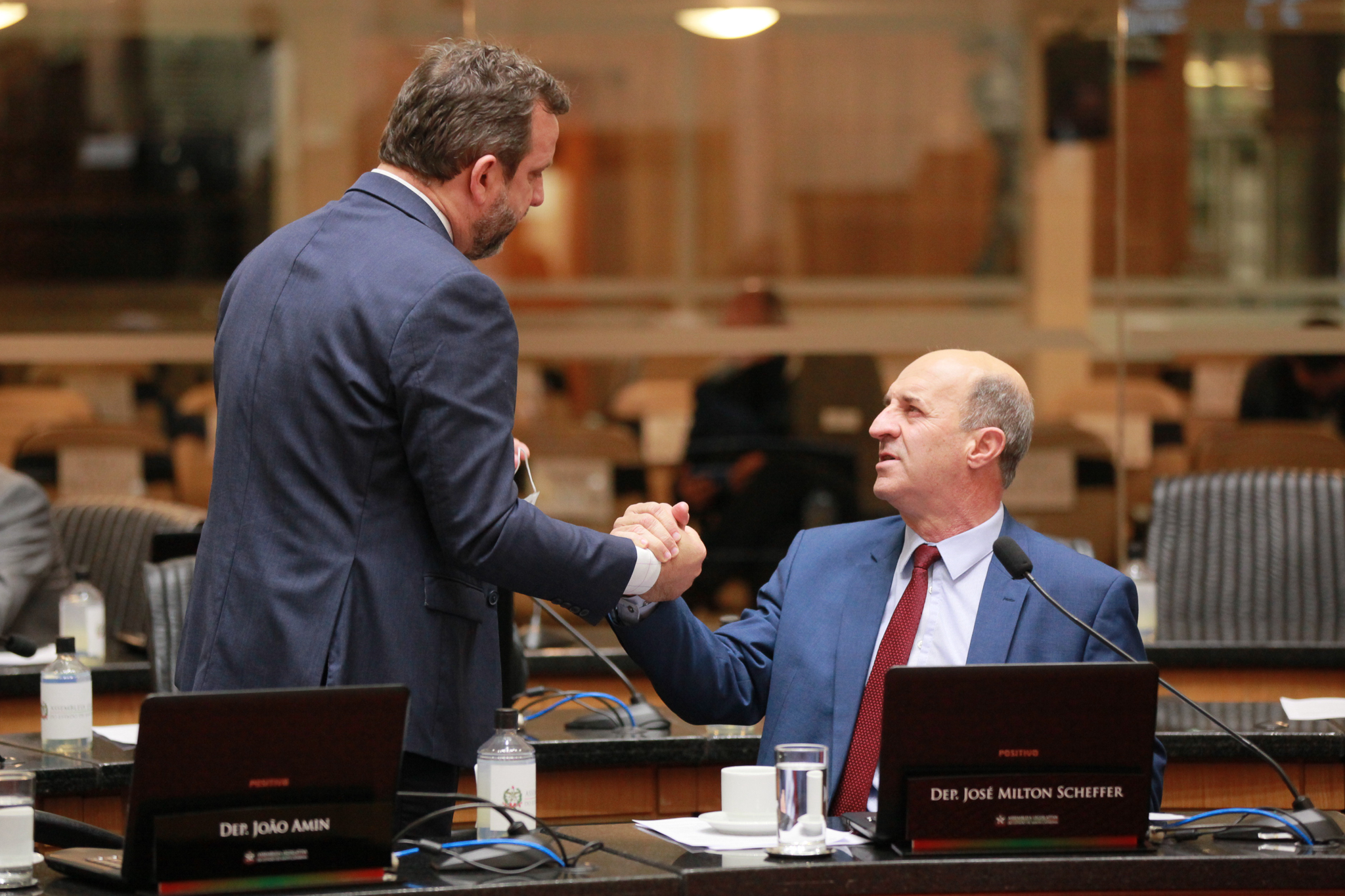 Deputado Jerry Comper (MDB) - Deputado José Milton Scheffer (PP)