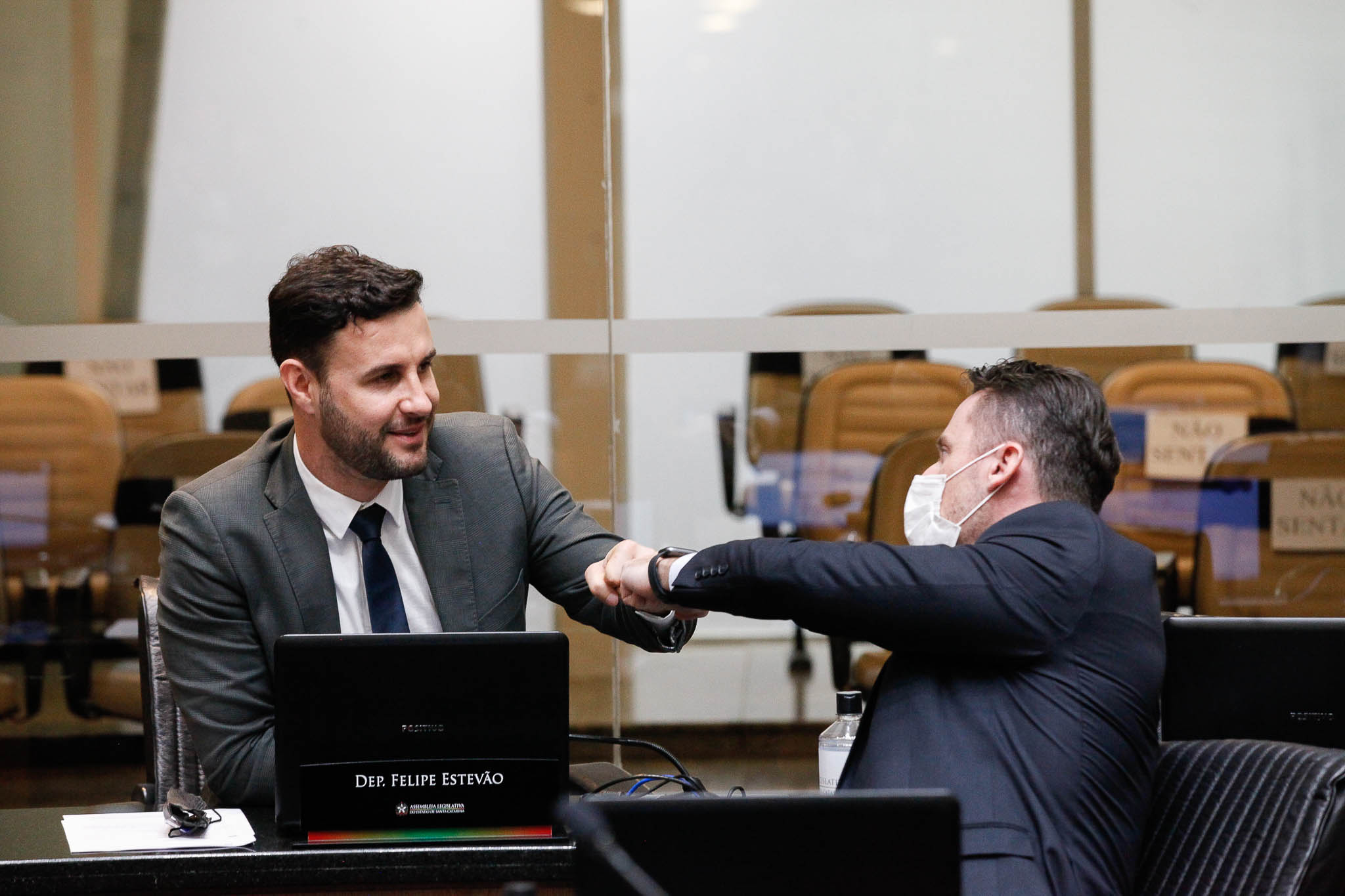 Deputado Felipe Estevão (PSL), Deputado Fernando Krelling (MDB)