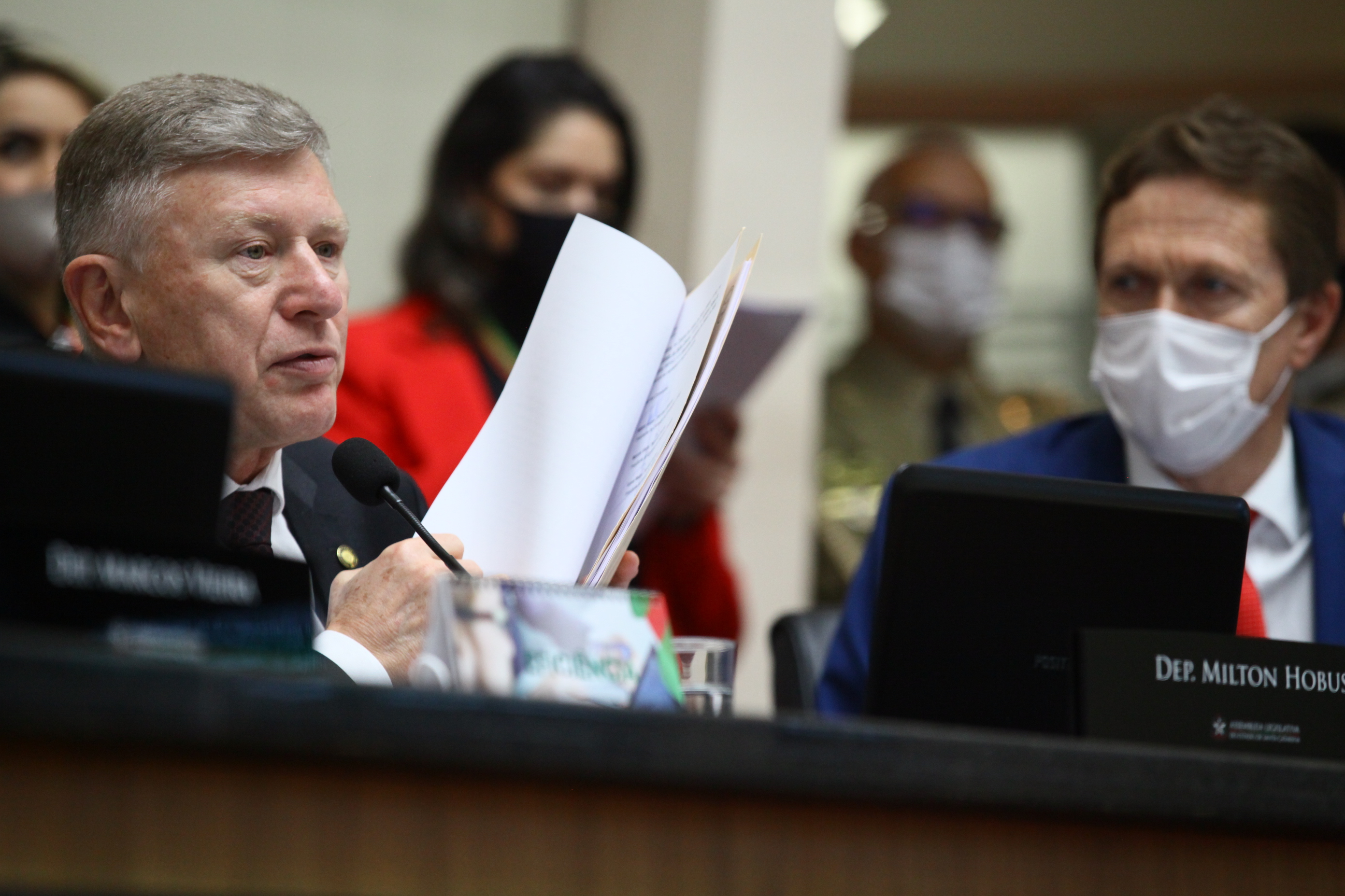 Reunião Conjunta das Comissões de Constituição e Justiça, de Finanças e de Trabalho - Deputado Milton Hobus (PSD)