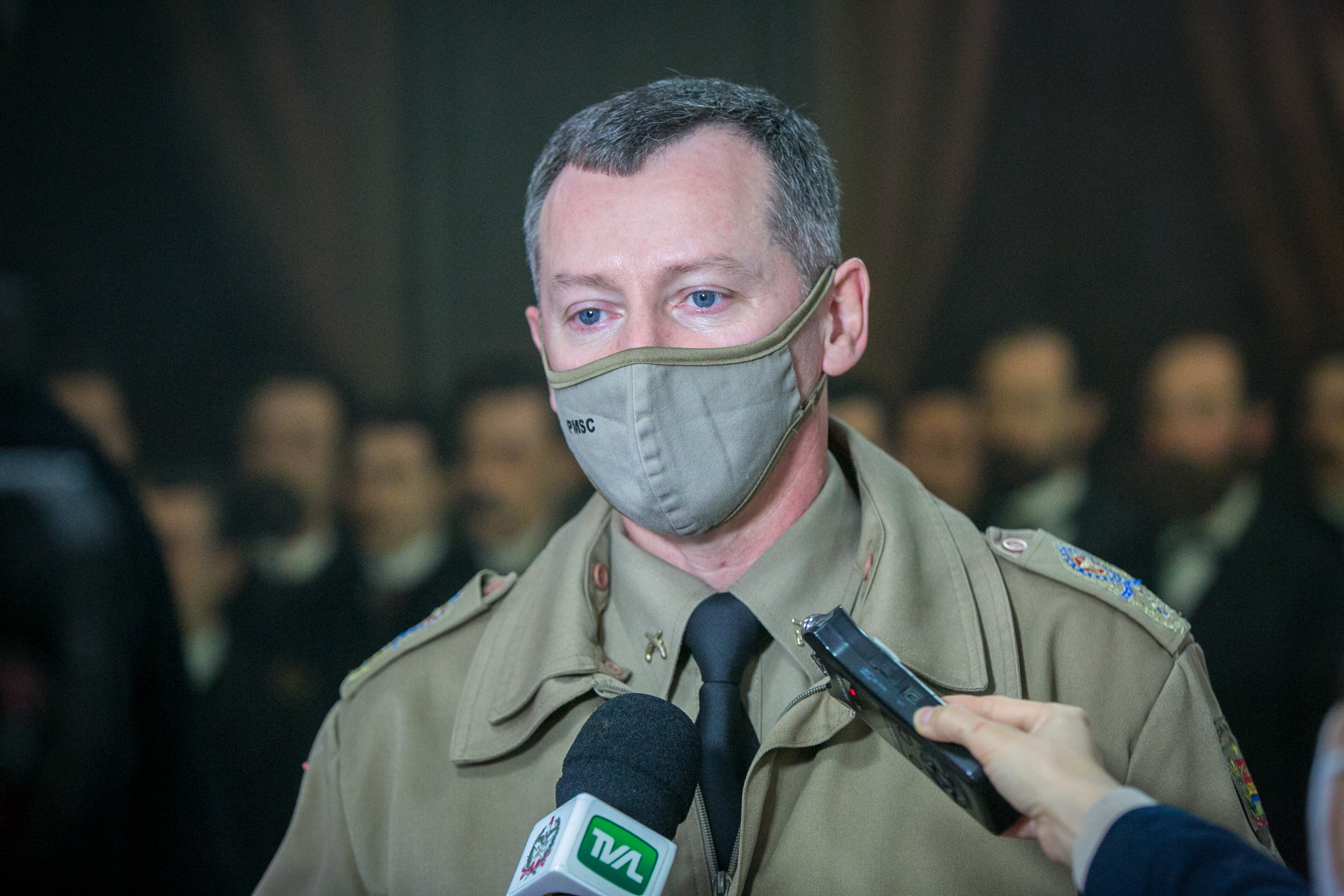 Comandante-geral da PMSC, coronel Dionei Tonet