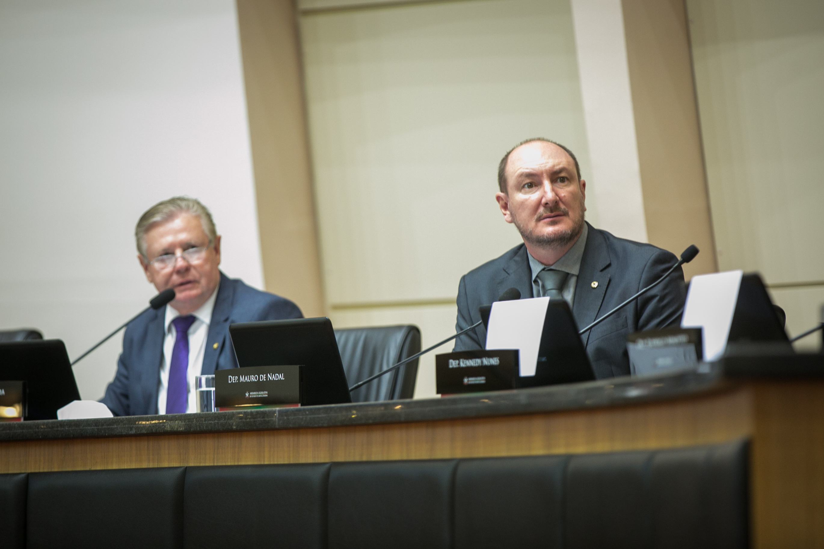 Deputado Nilso Berlanda (PL) e Deputado Mauro de Nadal (MDB)