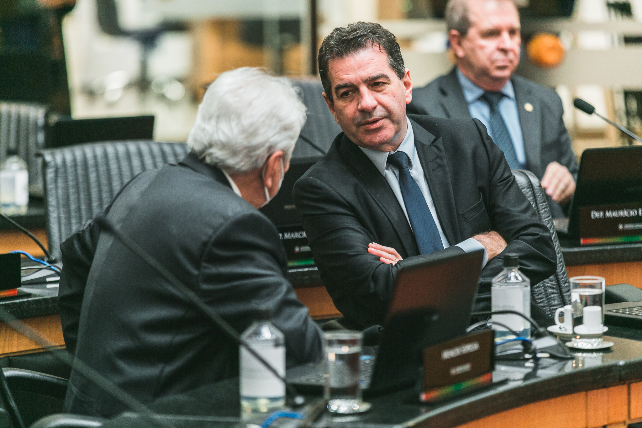 Deputado Valdir Cobalchini (MDB) - Deputado Moacir Sopelsa (MDB)