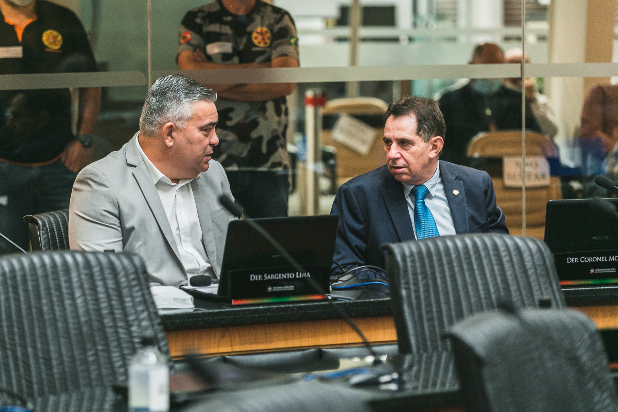 Deputado Sargento Lima(PL) - Deputado Coronel Onir Mocelin (PSL)