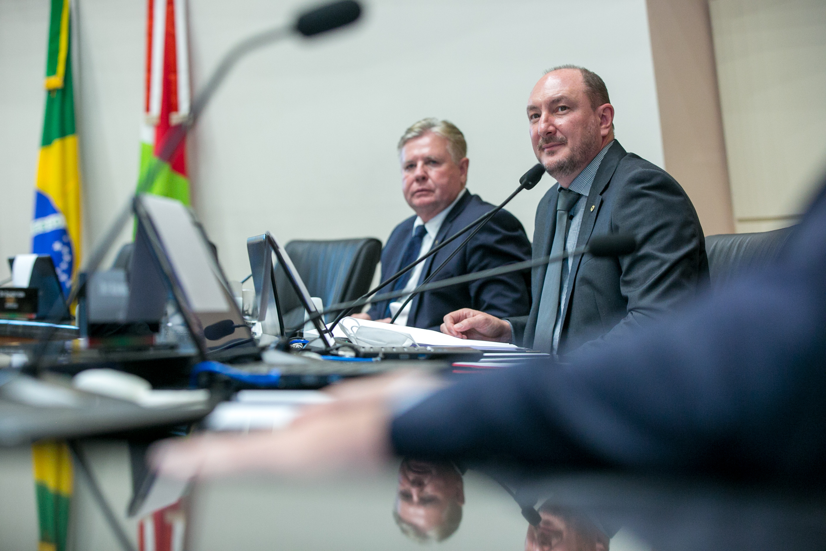 Deputado Nilso Berlanda (PL) e Deputado Mauro de Nadal (MDB)