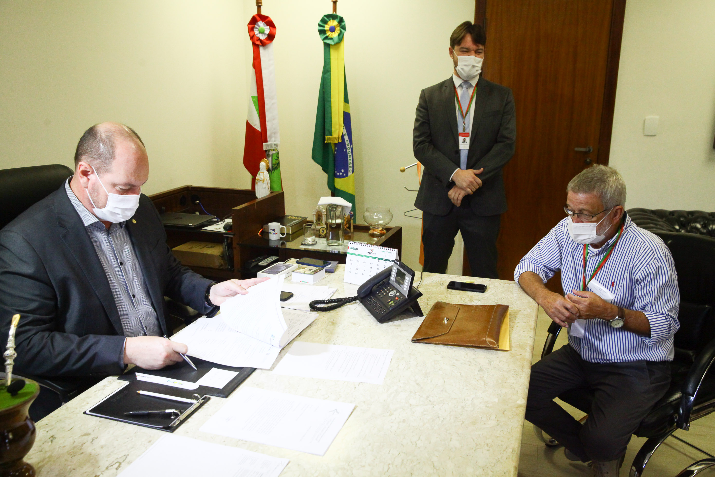 Presidência - Visita da Comitiva da Assembleia Legislativa do Rio Grande do Norte