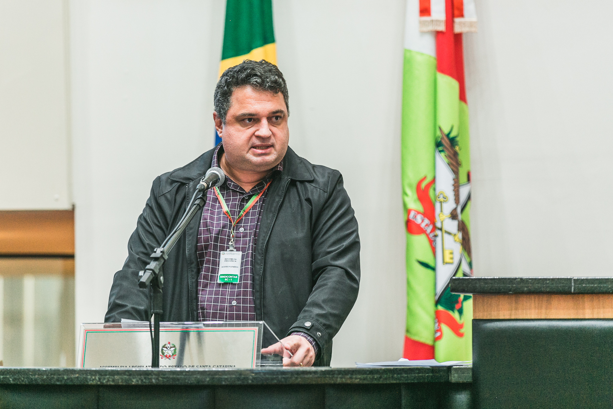 Fábio Daufenbach Pereira - Presidente do SINDICONTAS/SC