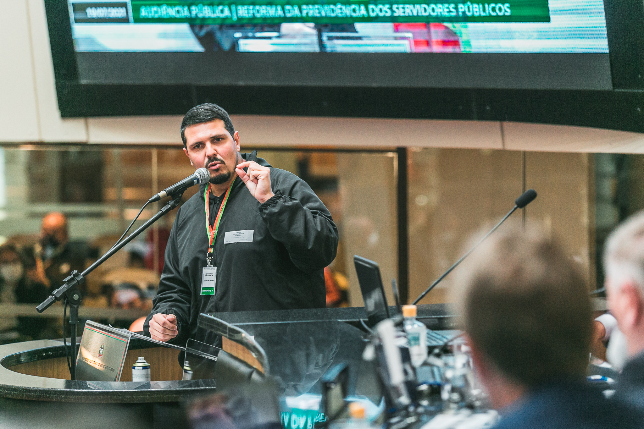 Djeison Steins - Presidente do Sindsaúde