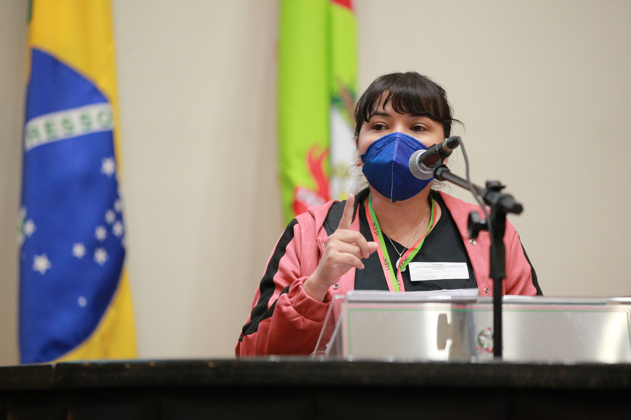 Ingrid Assis Leitemberg  - Presidente CSP Conlutas SC