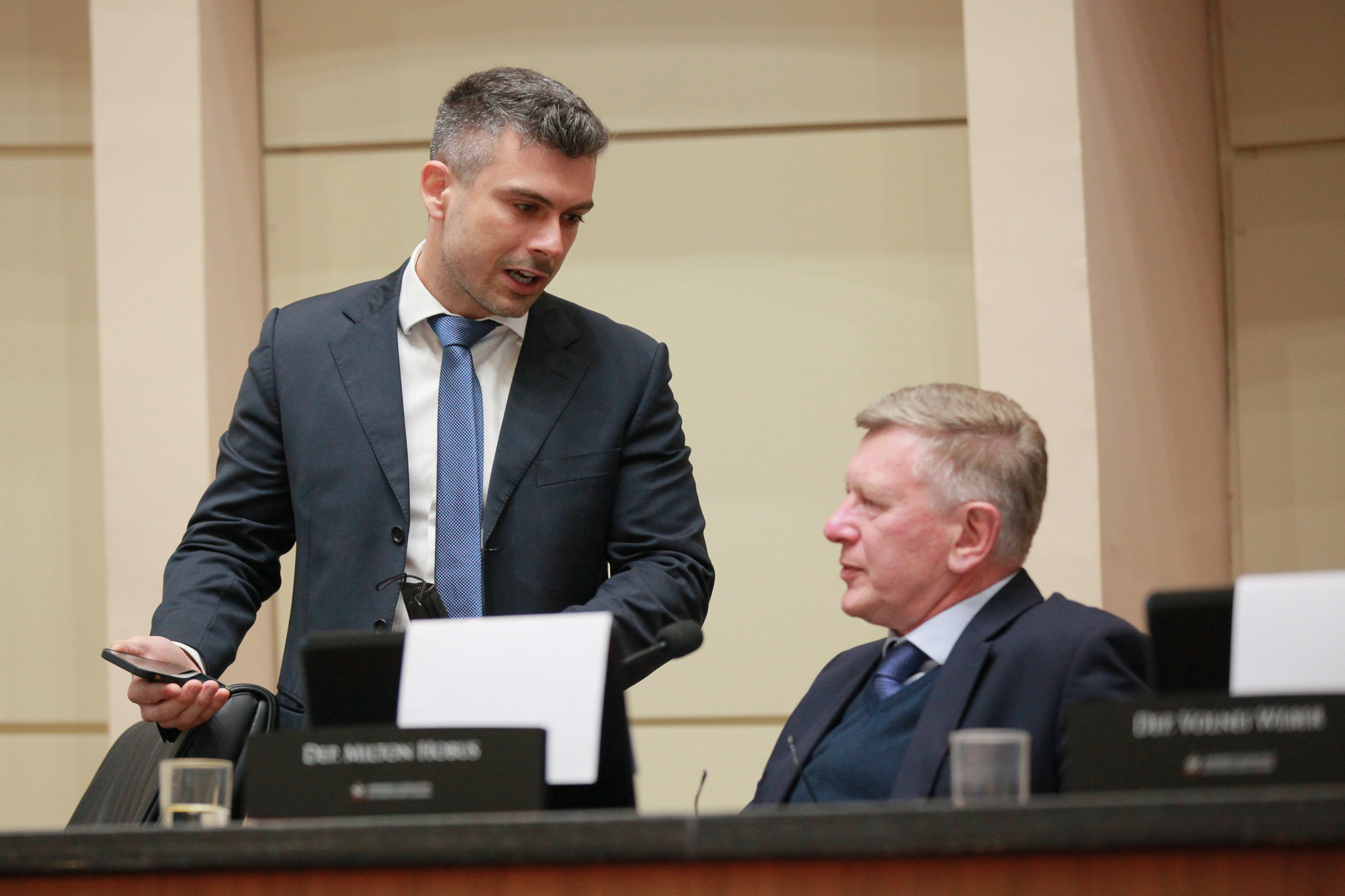 Deputado Bruno Souza (NOVO) - Deputado Milton Hobus (PSD)
