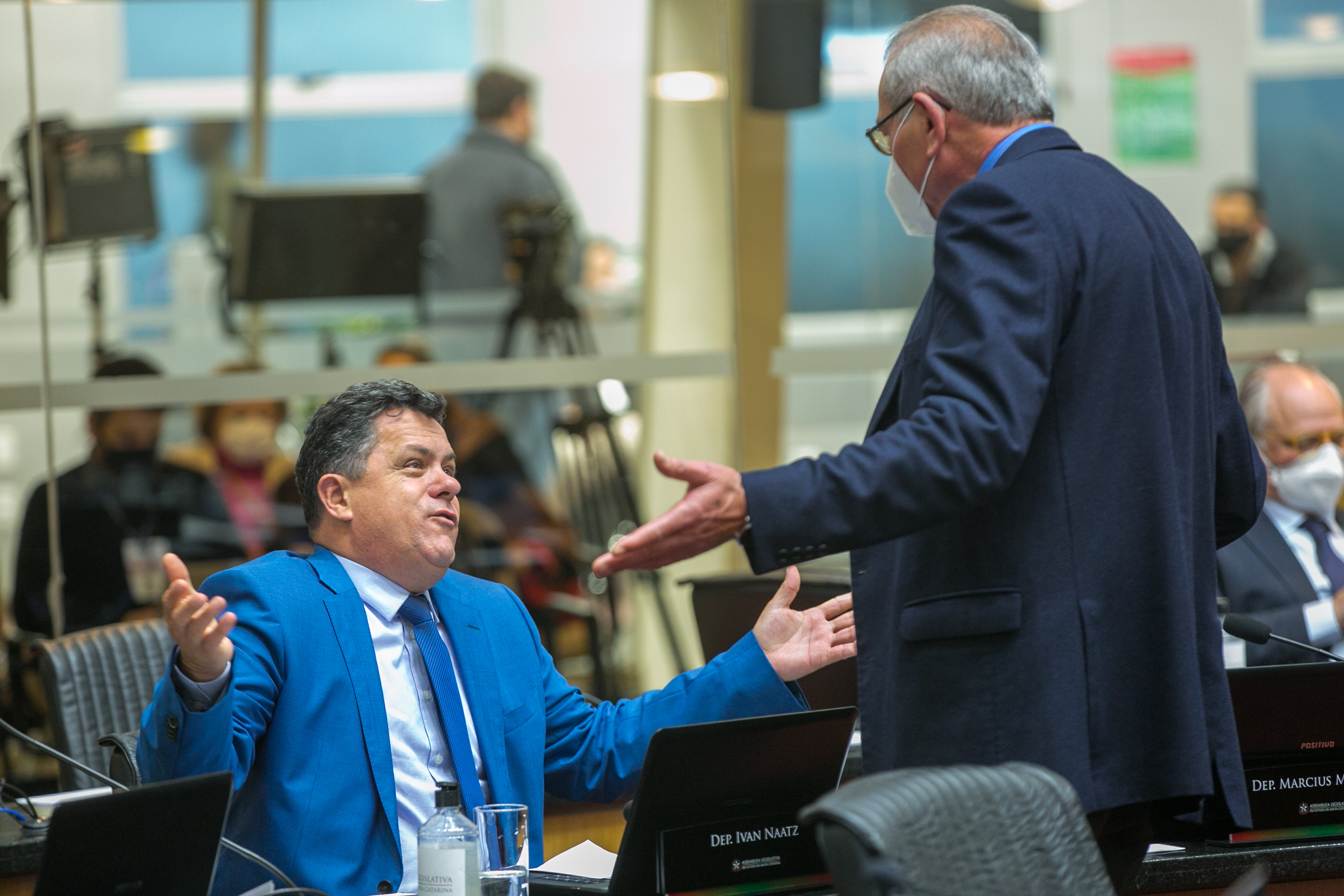 Deputado Ivan Naatz (PL) e Deputado Silvio Dreveck (PP)