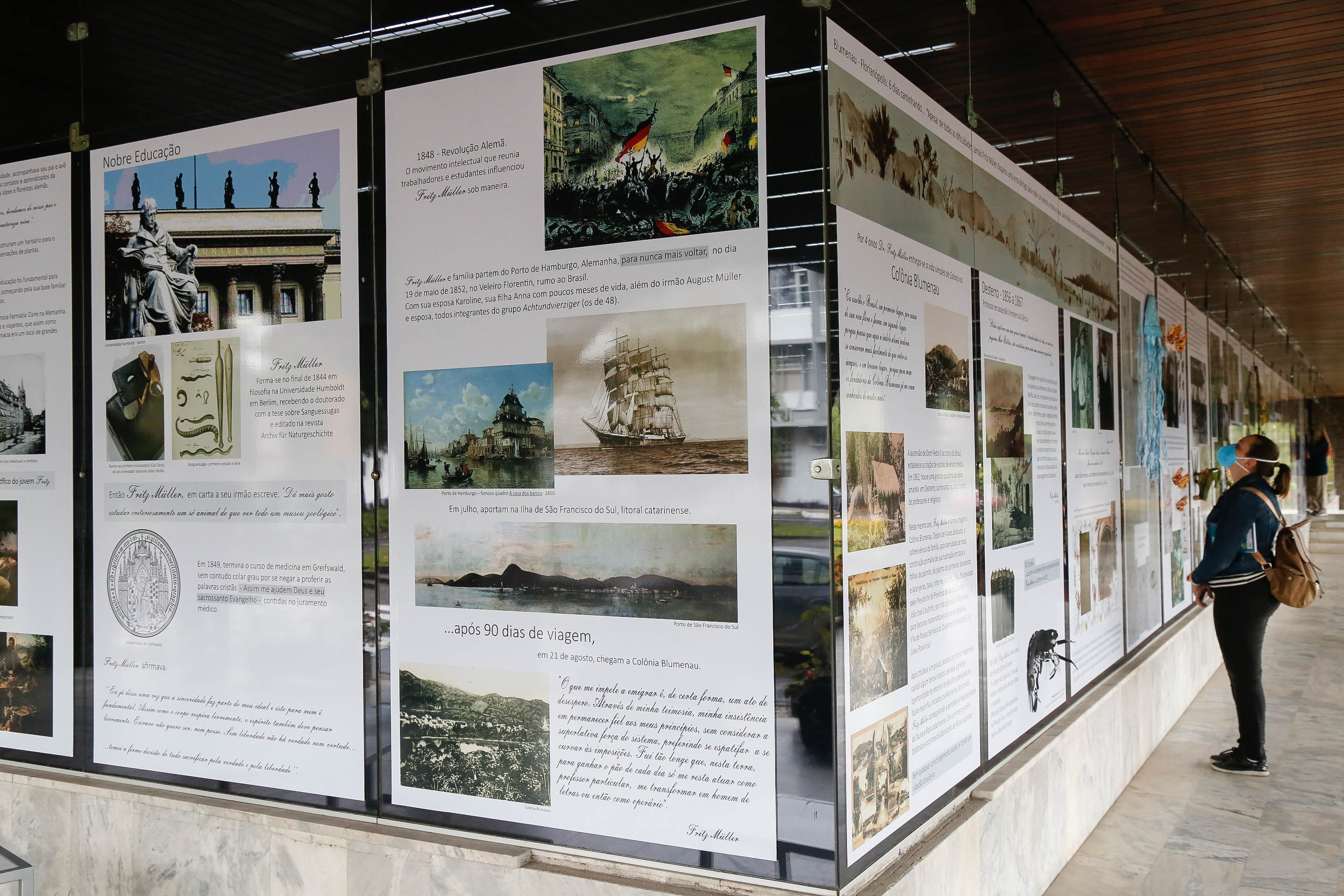 Exposição de Fritz Mülller - Prefeitura de Blumenau