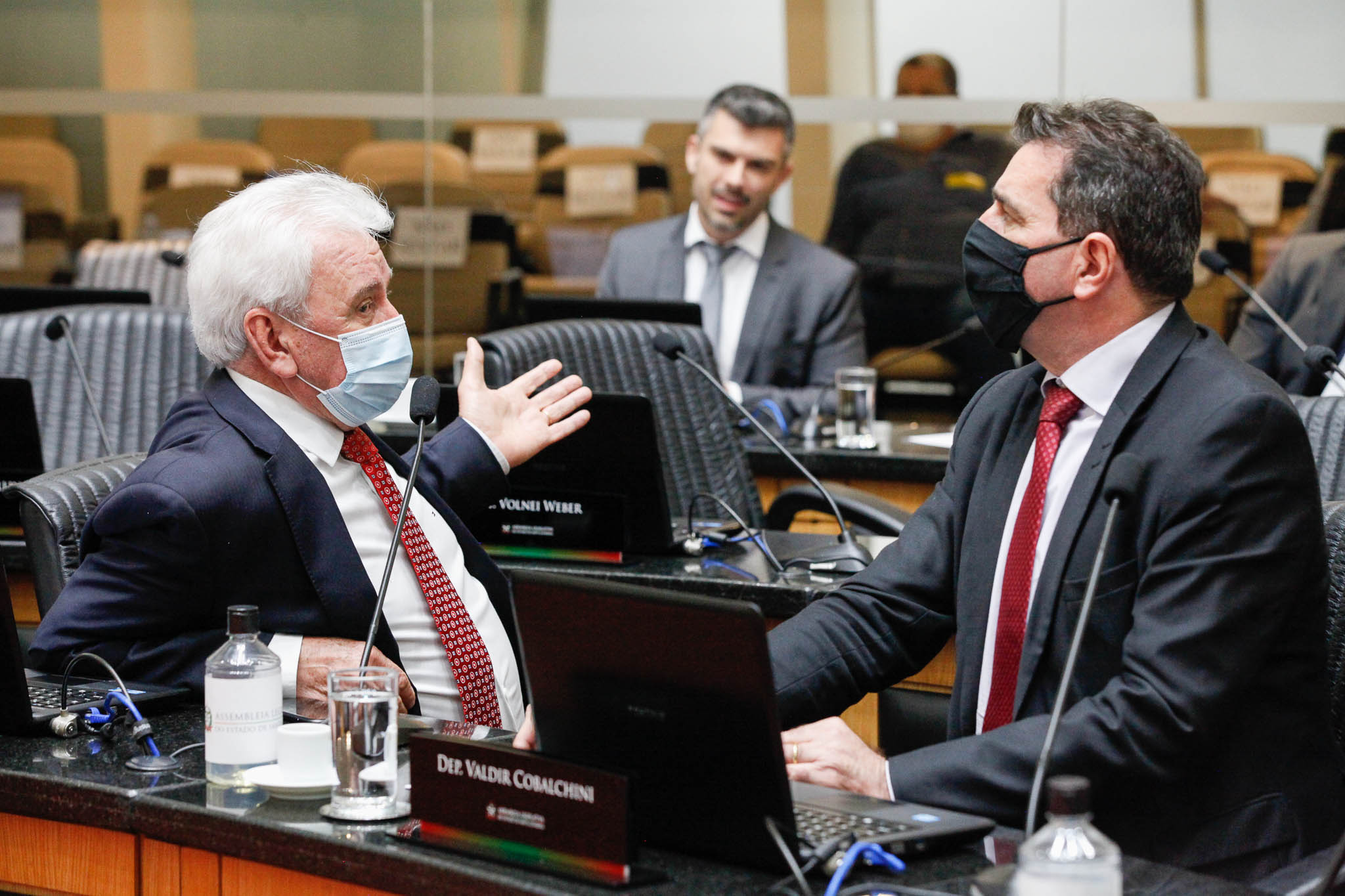 Deputado Moacir Sopelsa (MDB), Deputado Valdir Cobalchini (MDB)