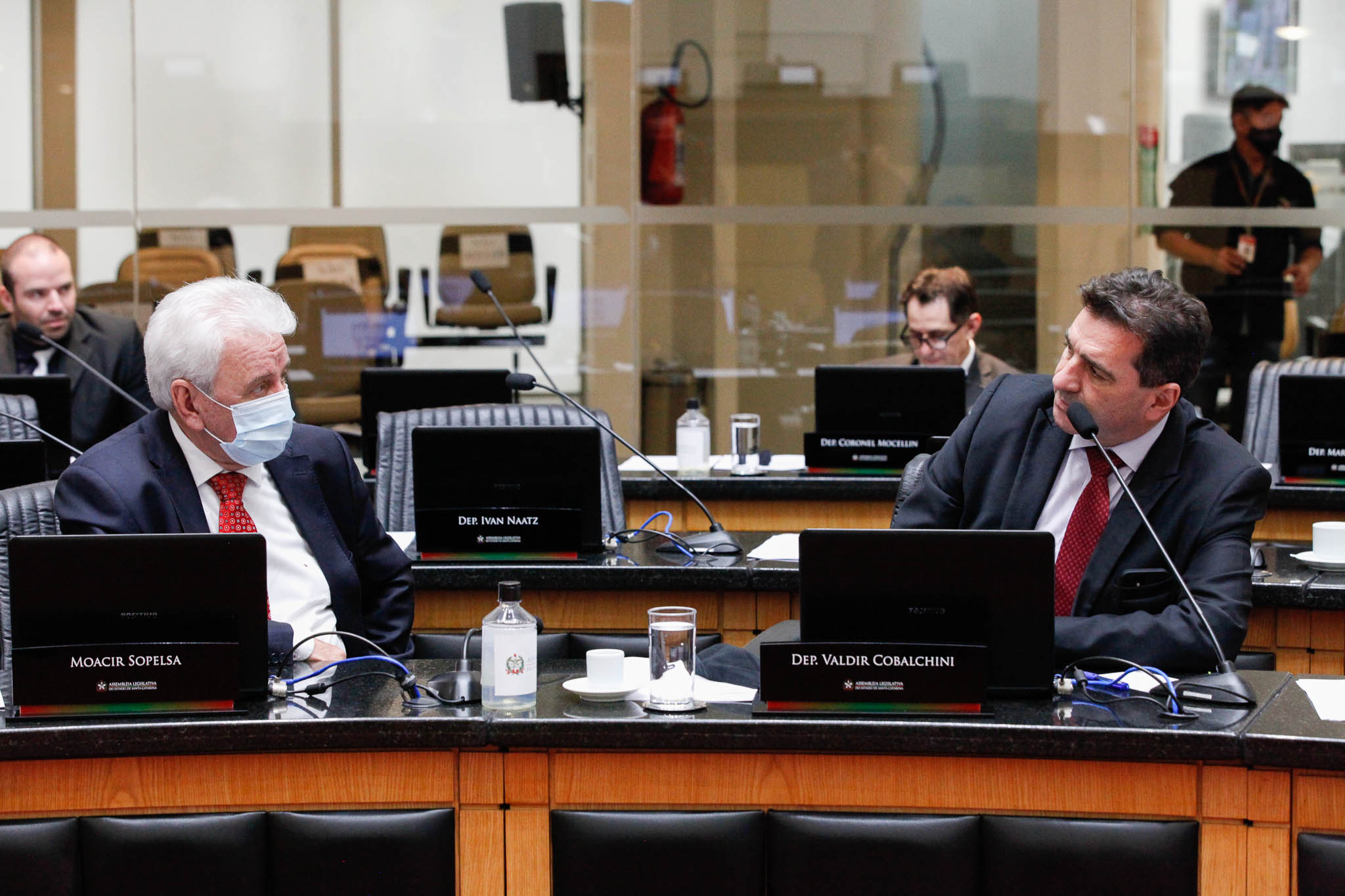 Deputado Moacir Sopelsa (MDB), Deputado Valdir Cobalchini (MDB)