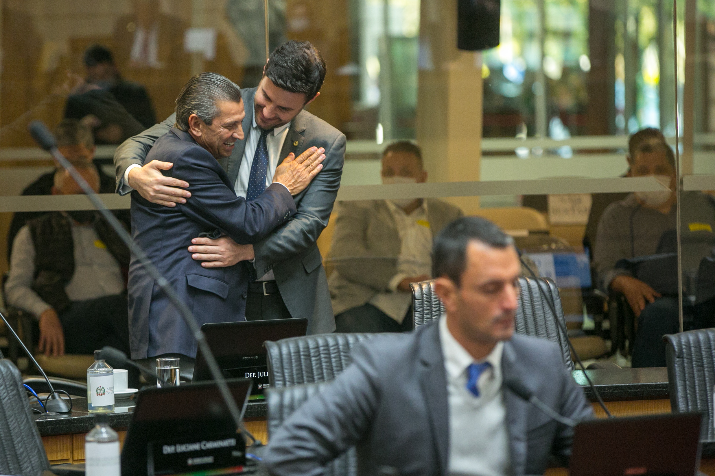 Deputado Julio Garcia (PSD) e Deputado Felipe Estevão (PSL)